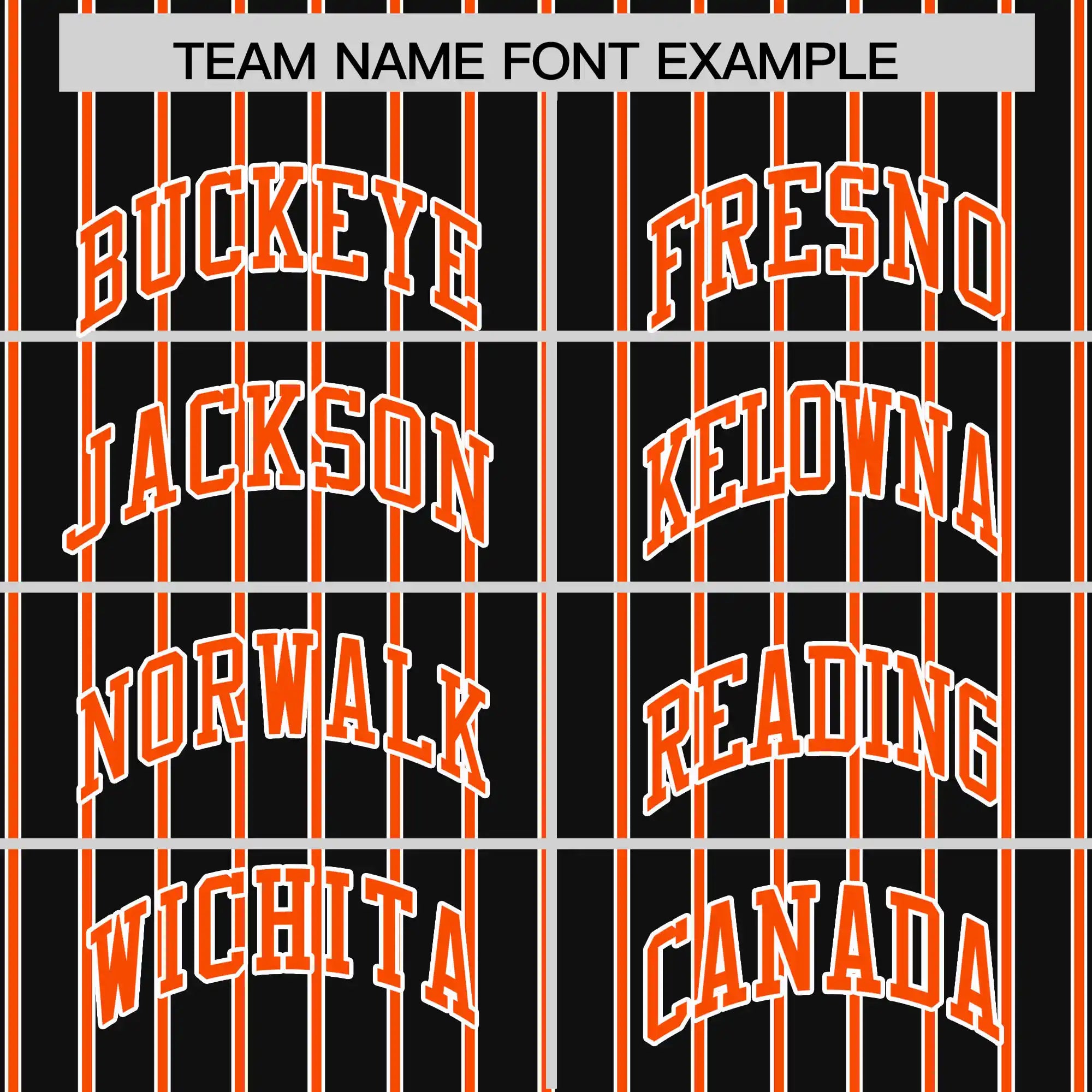 Custom Black White-Orange Pinstripe Pattern Design Performance T-Shirt