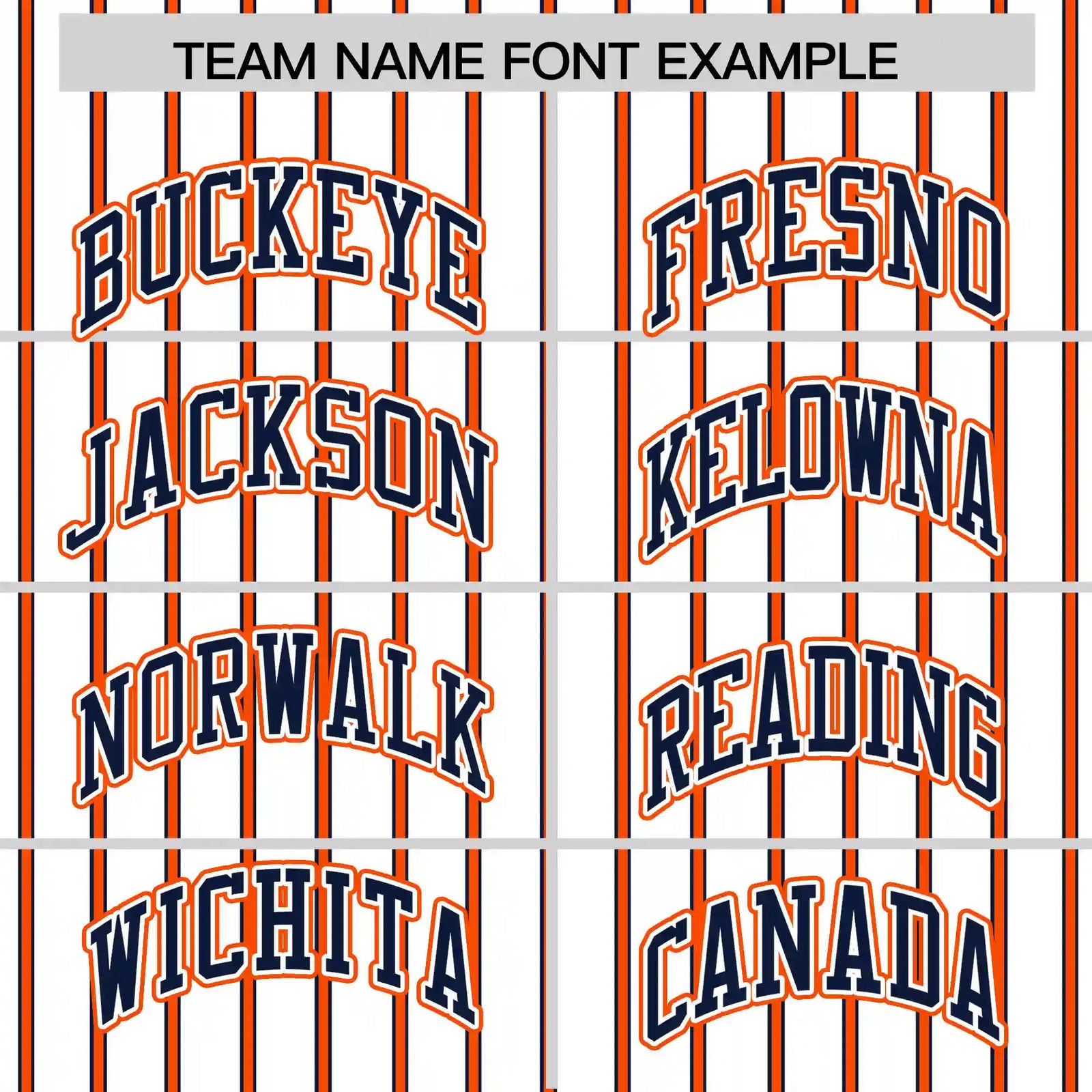 Custom White Navy-Orange Pinstripe Pattern Design Performance T-Shirt