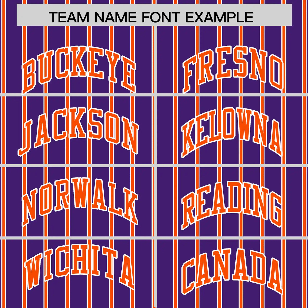 Custom Purple White-Orange Pinstripe Pattern Design Performance T-Shirt