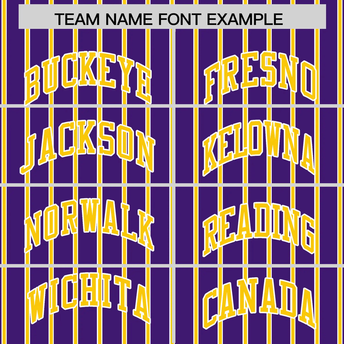 Custom Purple White-Gold01 Pinstripe Pattern Design Performance T-Shirt