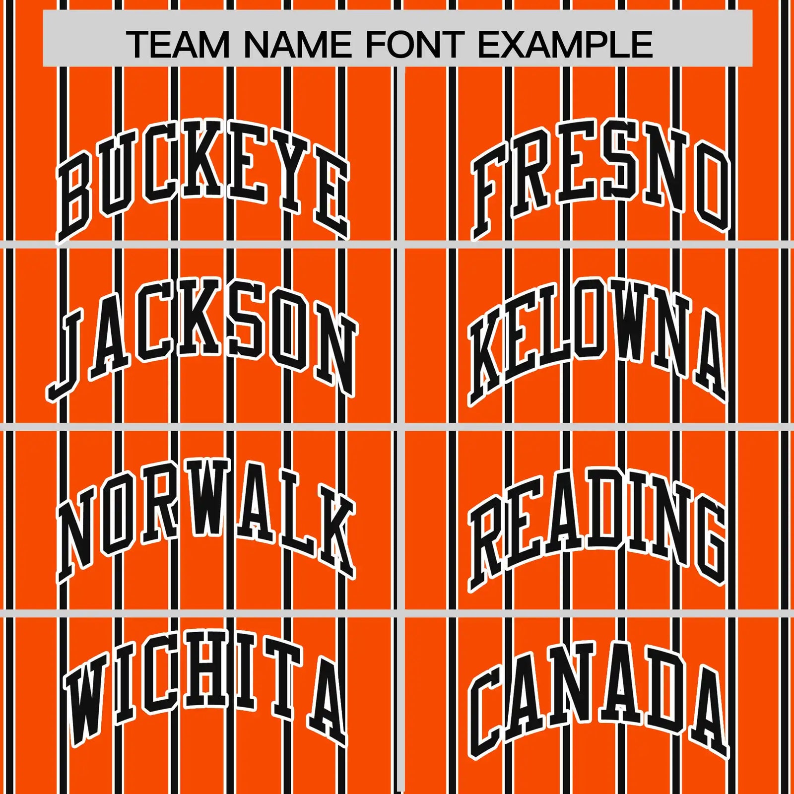 Custom Orange White-Black Pinstripe Pattern Design Performance T-Shirt