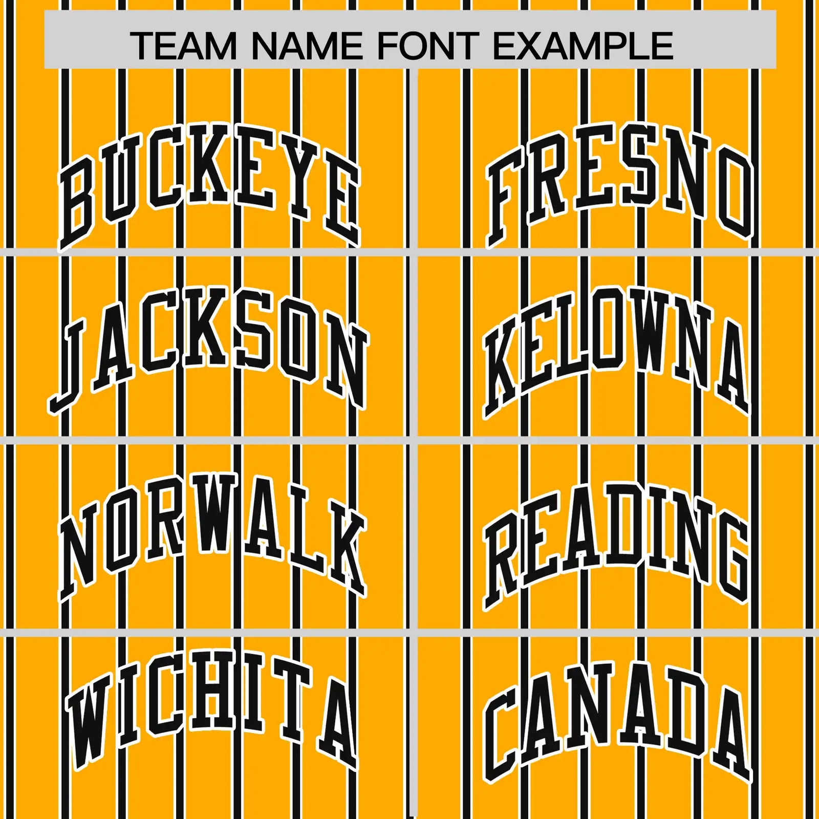 Custom Yellow White-Black Pinstripe Pattern Design Performance T-Shirt