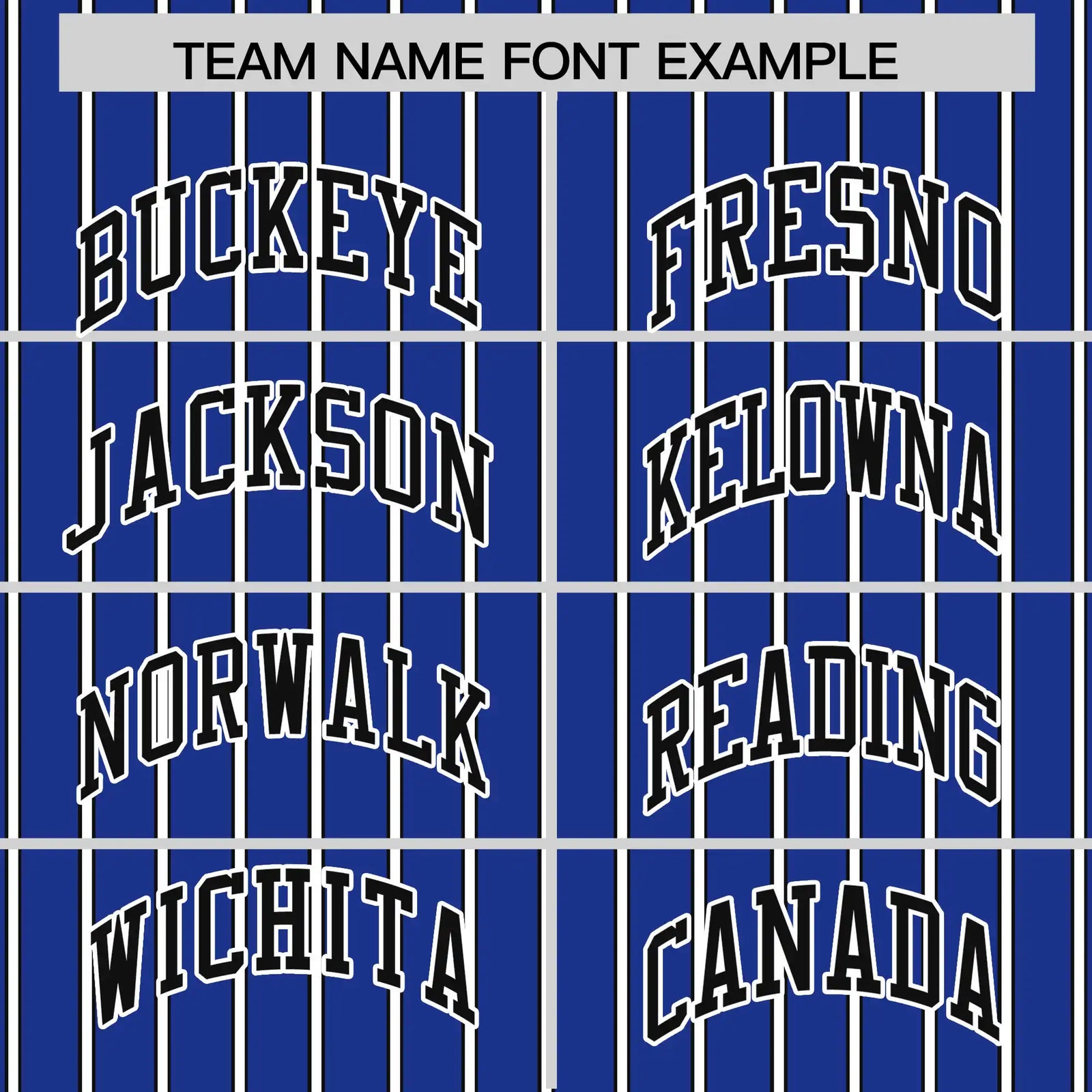 Custom Royal Blue White-Black Pinstripe Pattern Design Performance T-Shirt
