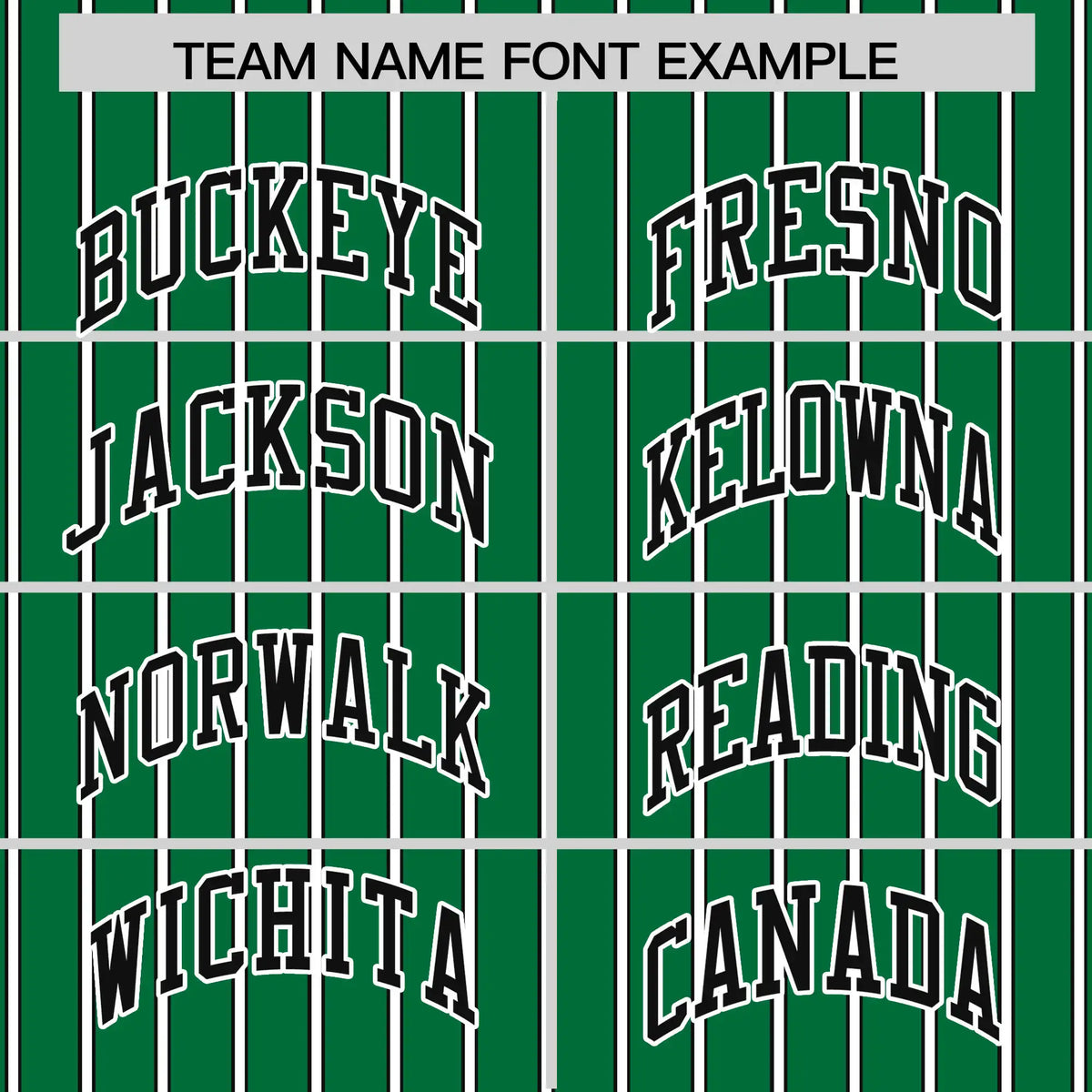 Custom Kelly Green White-Black Pinstripe Pattern Design Performance T-Shirt