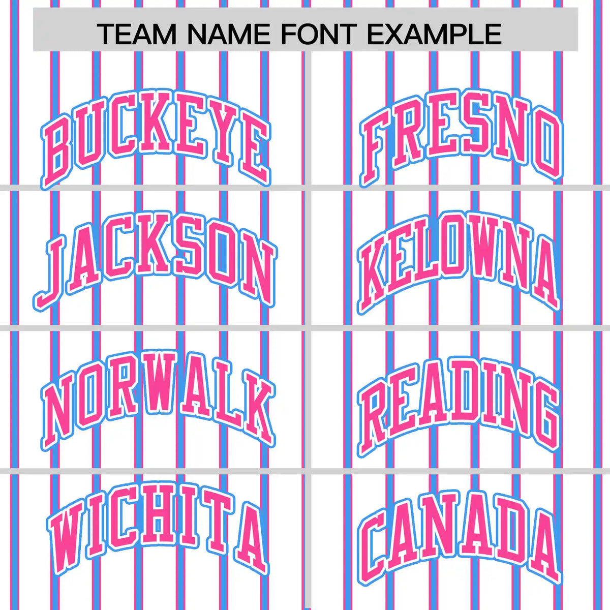 Custom White Pink-Powder Blue Pinstripe Pattern Design Performance T-Shirt