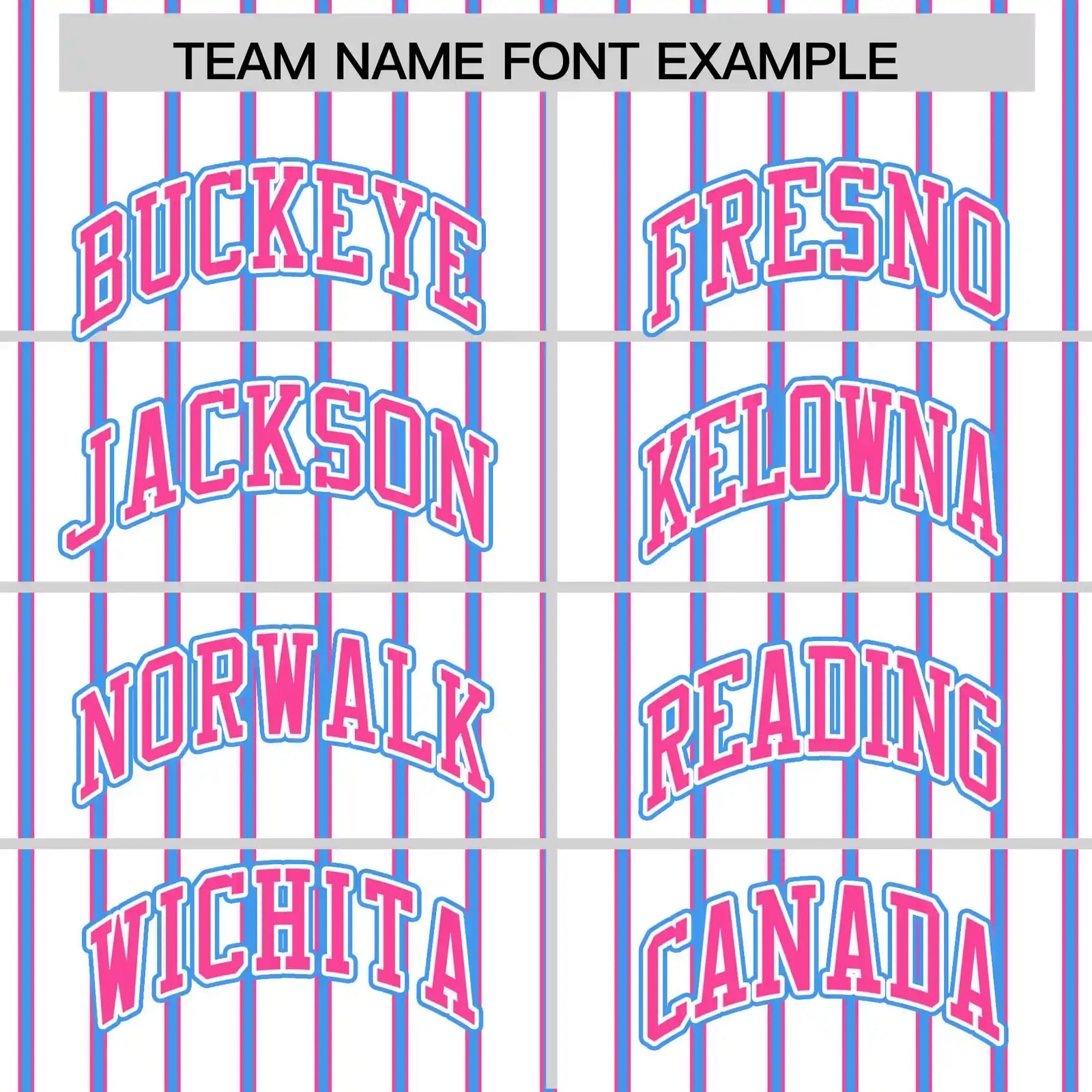 Custom White Pink-Powder Blue Pinstripe Pattern Design Performance T-Shirt