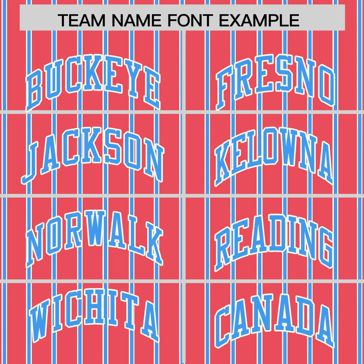 Custom Light Red White-Powder Blue Pinstripe Pattern Design Performance T-Shirt