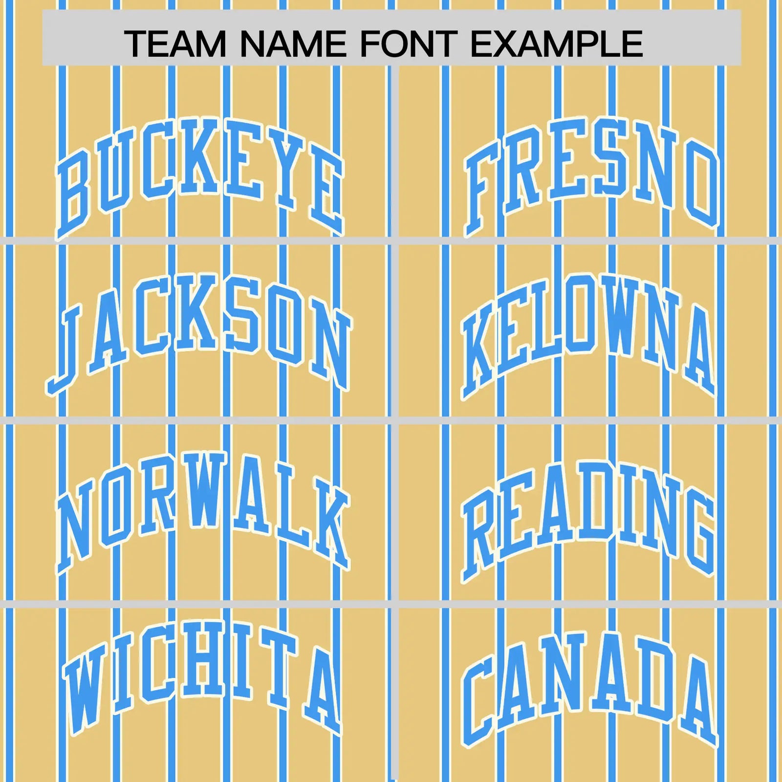 Custom Khaki White-Powder Blue Pinstripe Pattern Design Performance T-Shirt