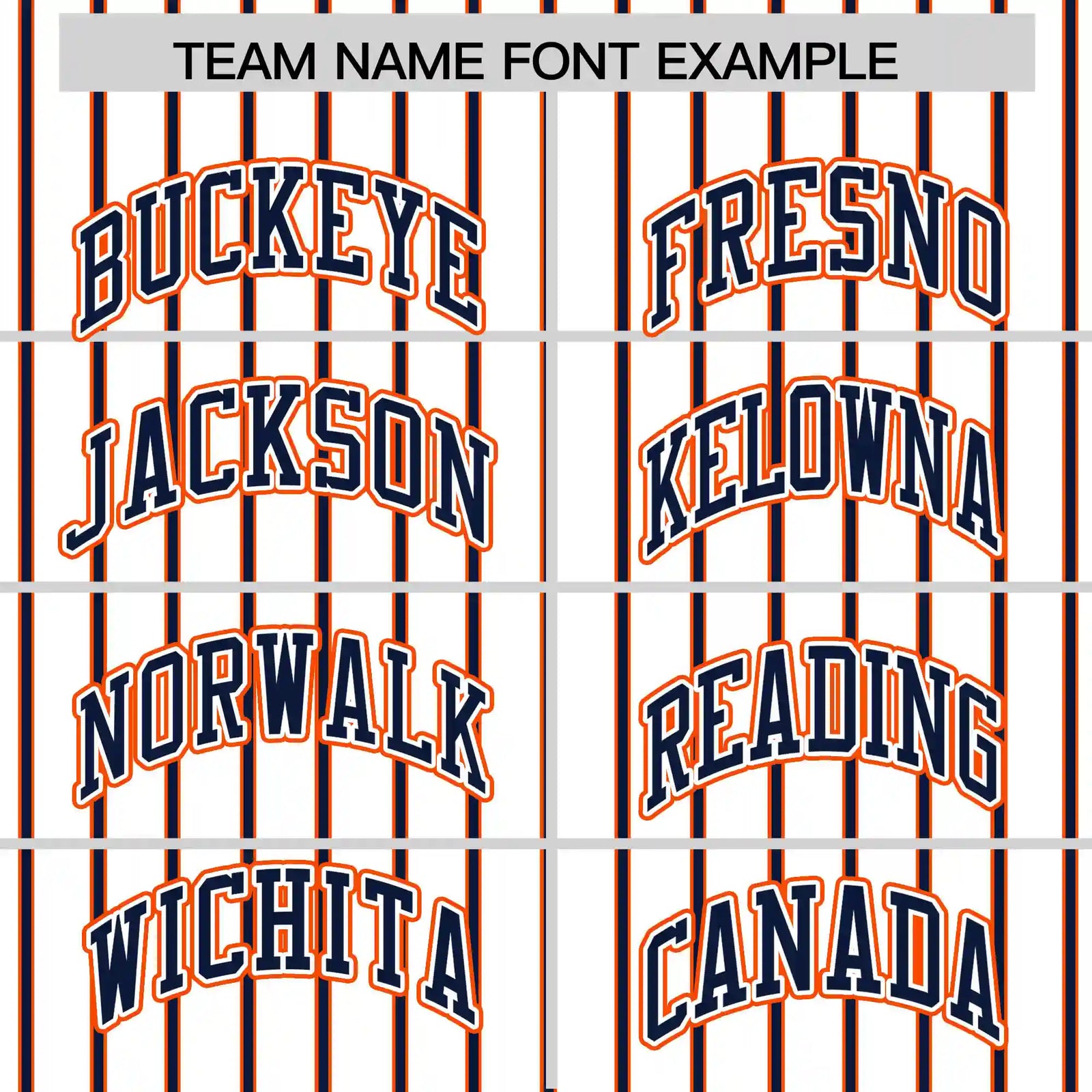 Custom White Orange-Navy Pinstripe Pattern Design Performance T-Shirt