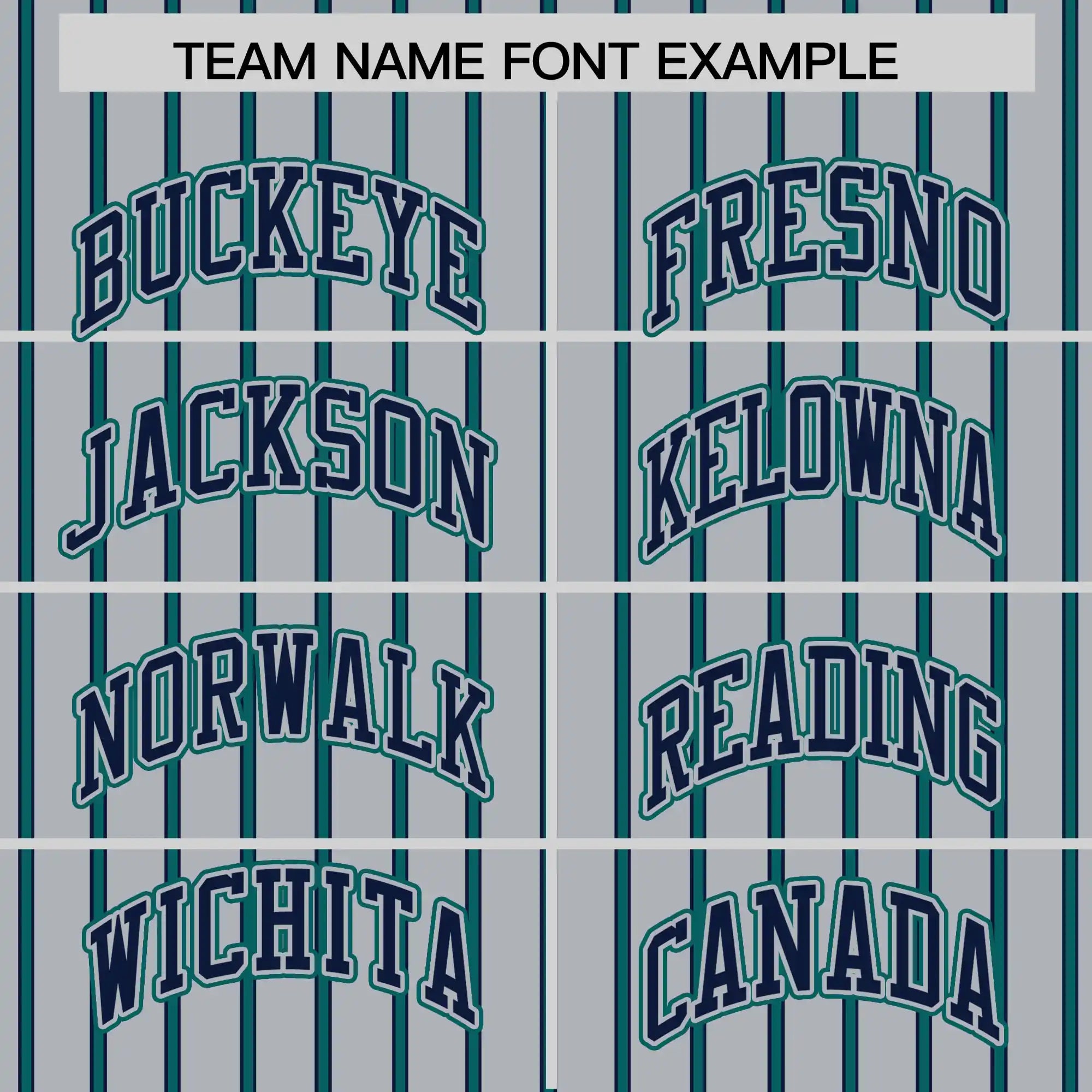 Custom Gray Aqua-Navy Pinstripe Pattern Design Performance T-Shirt