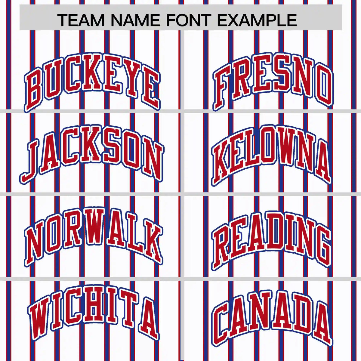 Custom White Red-Royal Blue Pinstripe Pattern Design Performance T-Shirt