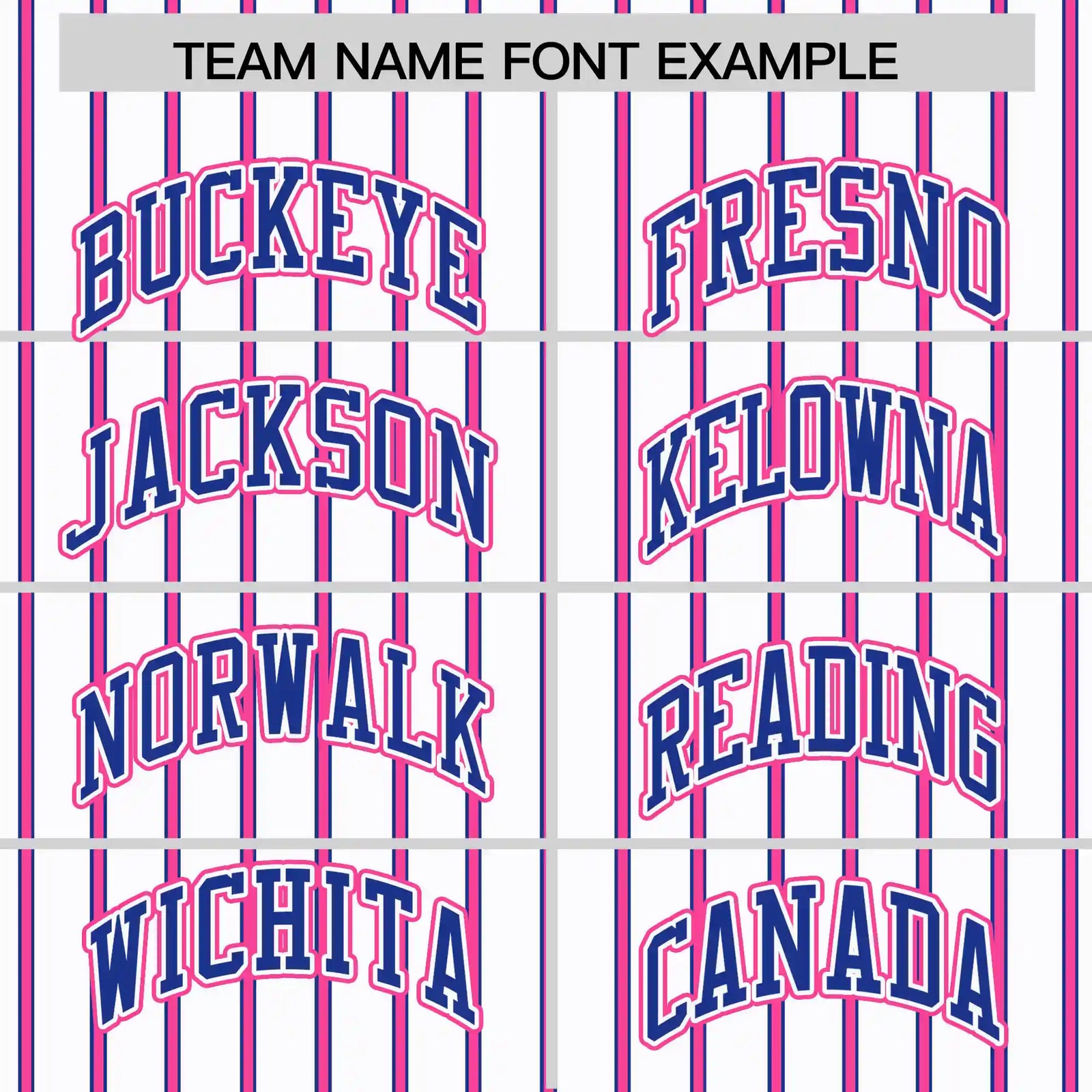Custom White Pink-Royal Blue Pinstripe Pattern Design Performance T-Shirt