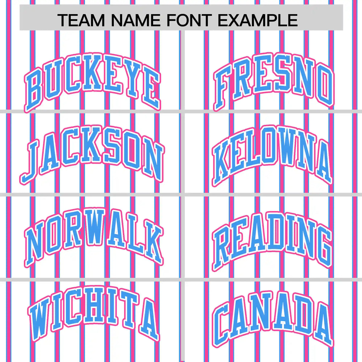 Custom White Powder Blue-Pink Pinstripe Pattern Design Performance T-Shirt