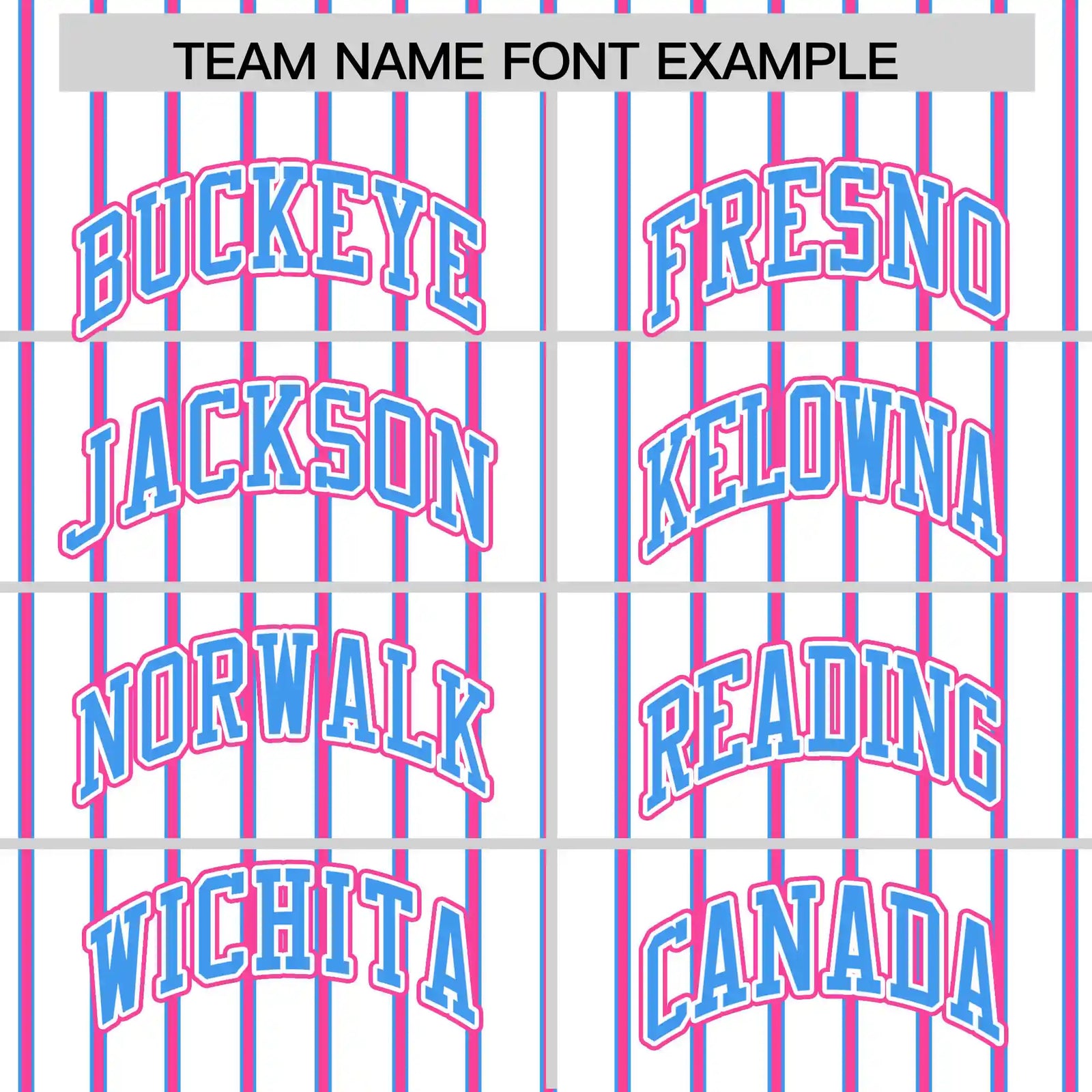 Custom White Powder Blue-Pink Pinstripe Pattern Design Performance T-Shirt