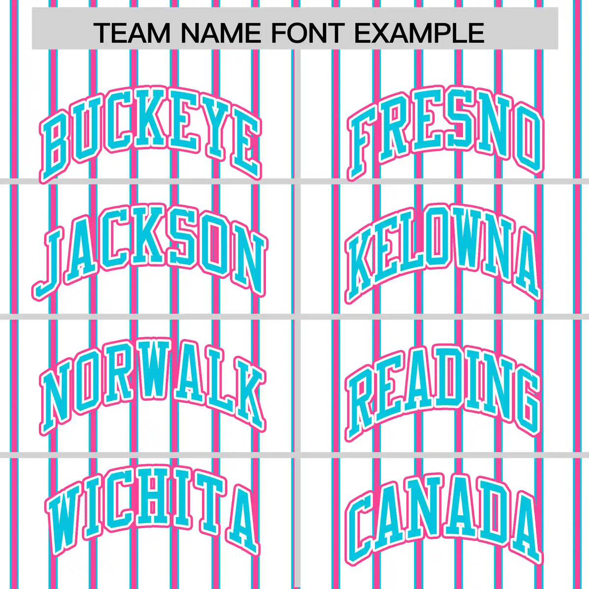 Custom White Sky Blue-Pink Pinstripe Pattern Design Performance T-Shirt