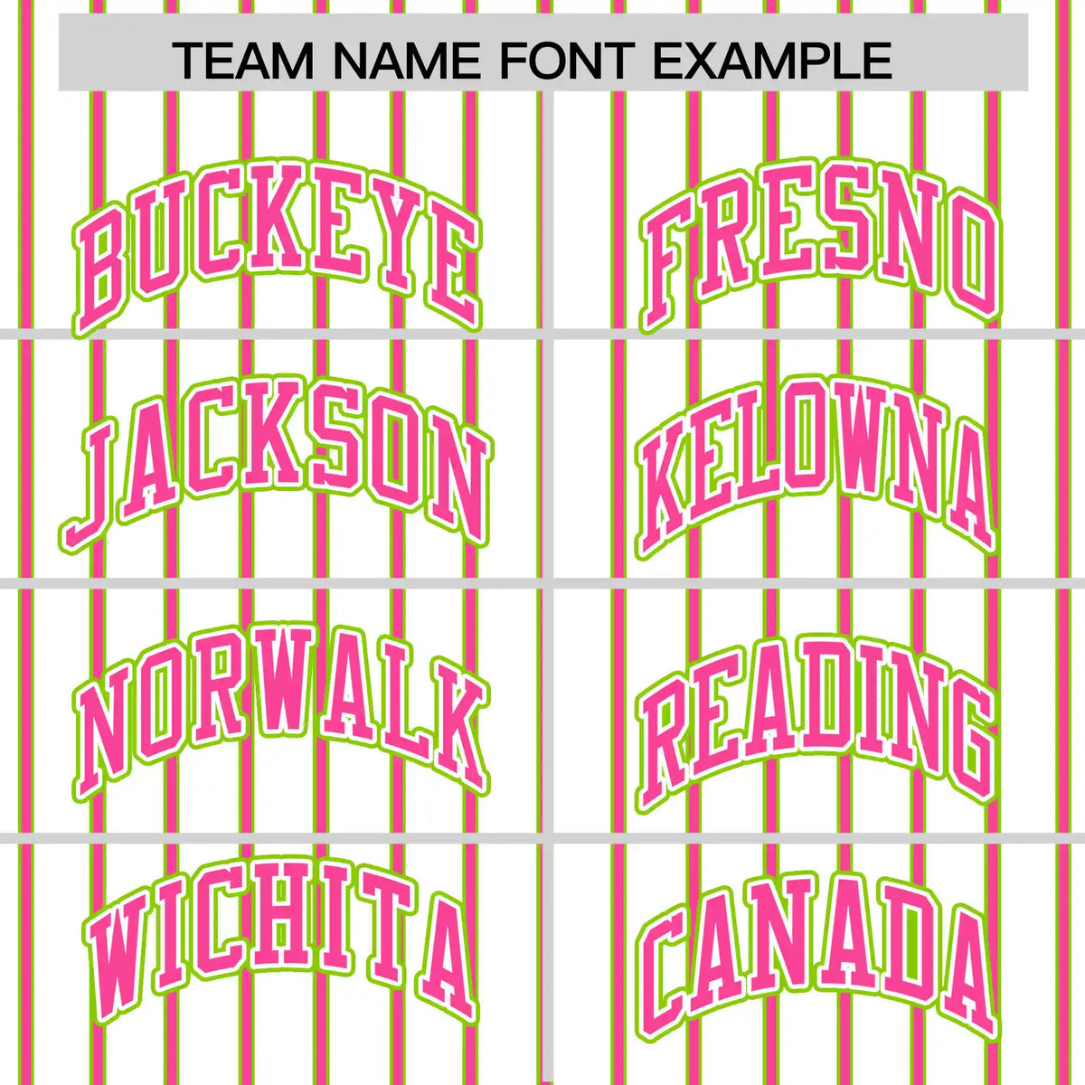 Custom White Neon Green-Pink Pinstripe Pattern Design Performance T-Shirt