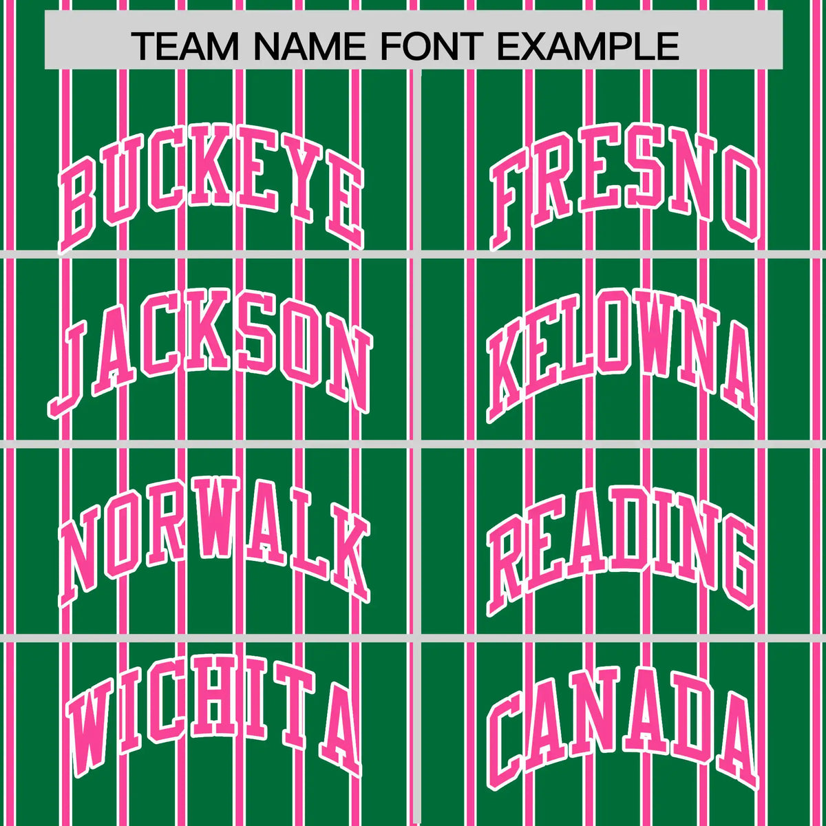 Custom Kelly Green White-Pink Pinstripe Pattern Design Performance T-Shirt