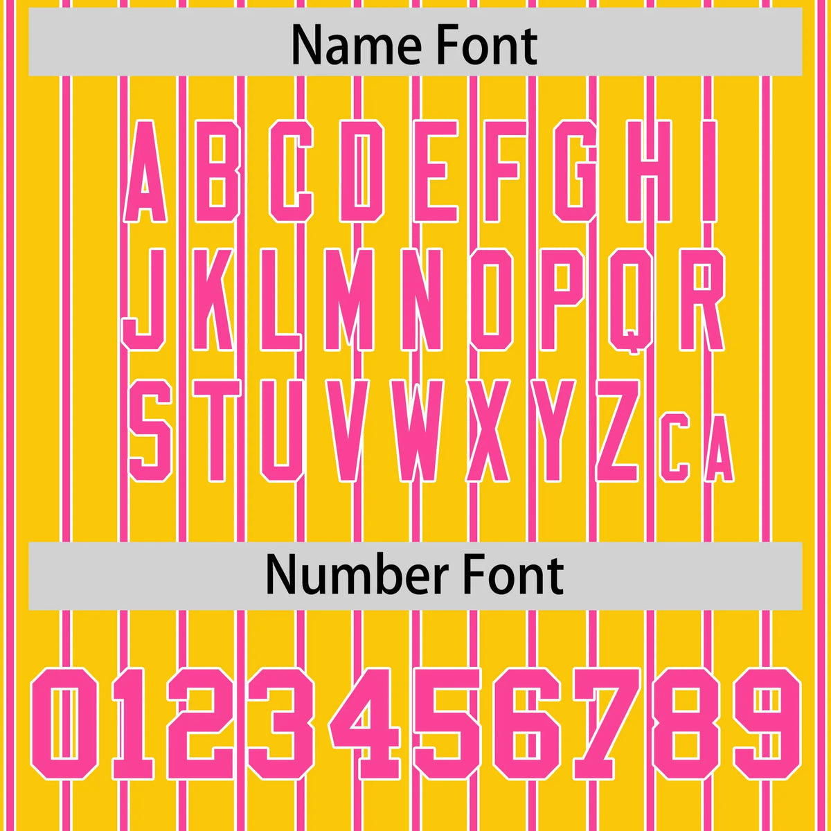 Custom Gold01 White-Pink Pinstripe Pattern Design Performance T-Shirt