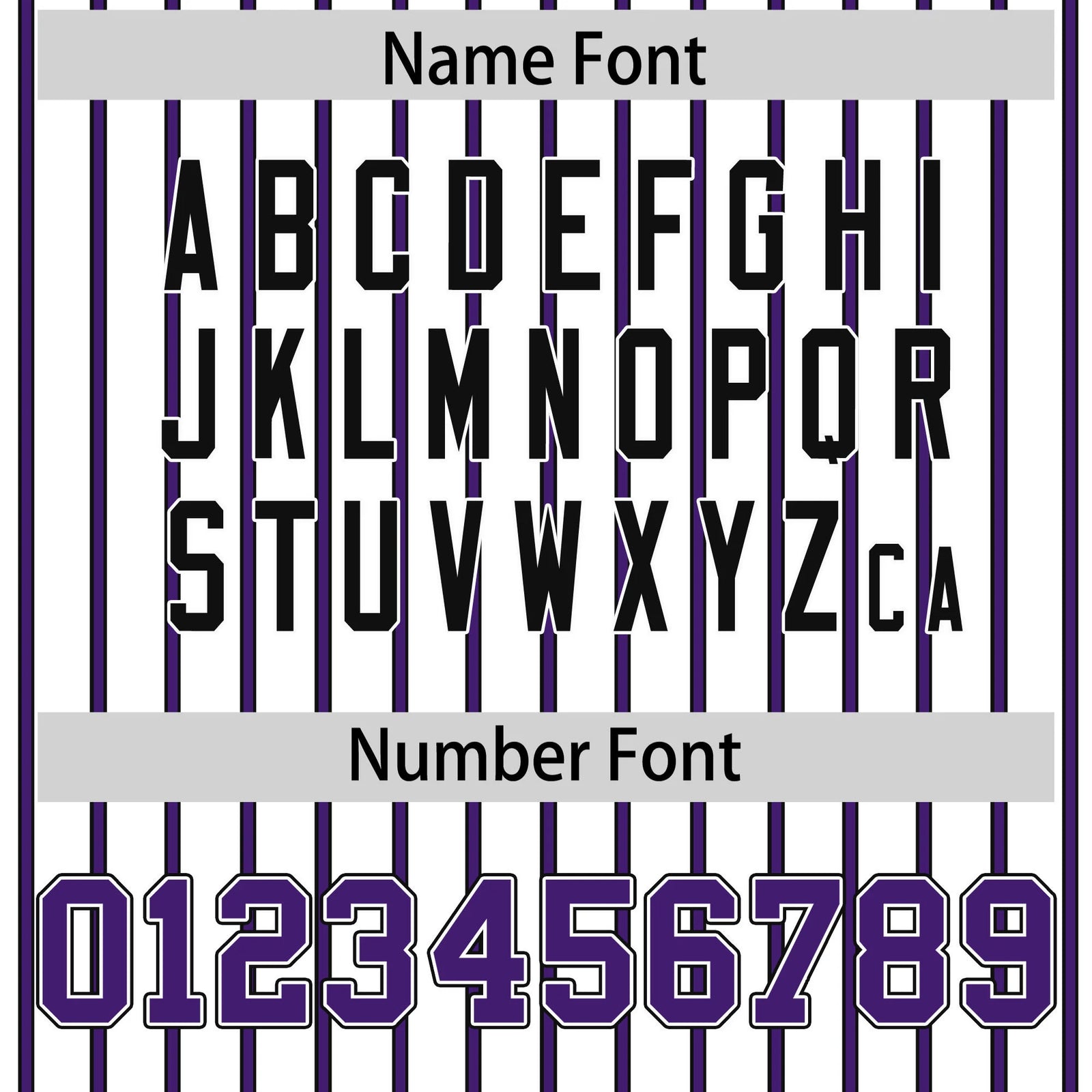 Custom White Black-Purple Pinstripe Pattern Design Performance T-Shirt