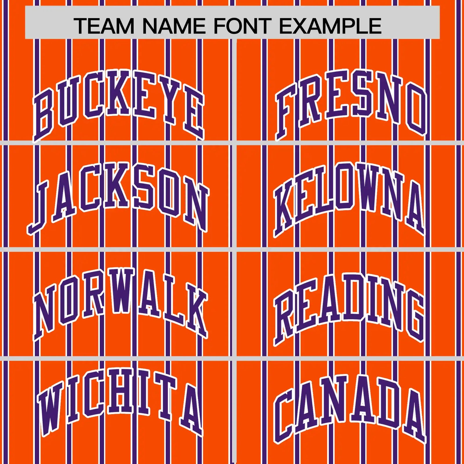 Custom Orange White-Purple Pinstripe Pattern Design Performance T-Shirt