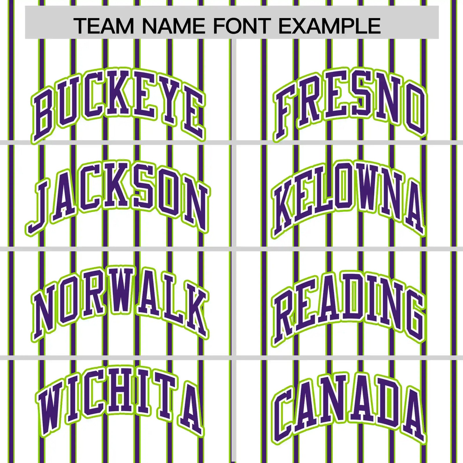 Custom White Neon Green-Purple Pinstripe Pattern Design Performance T-Shirt