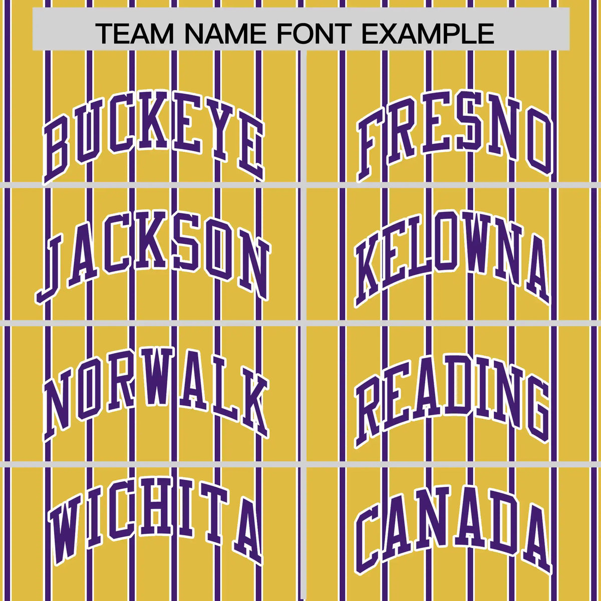 Custom Old Gold White-Purple Pinstripe Pattern Design Performance T-Shirt