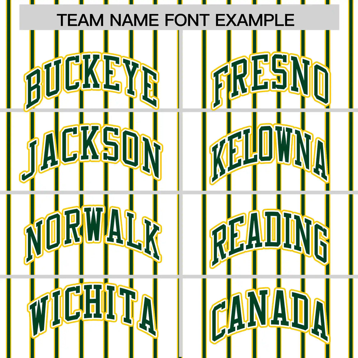 Custom White Gold01-Green Pinstripe Pattern Design Performance T-Shirt