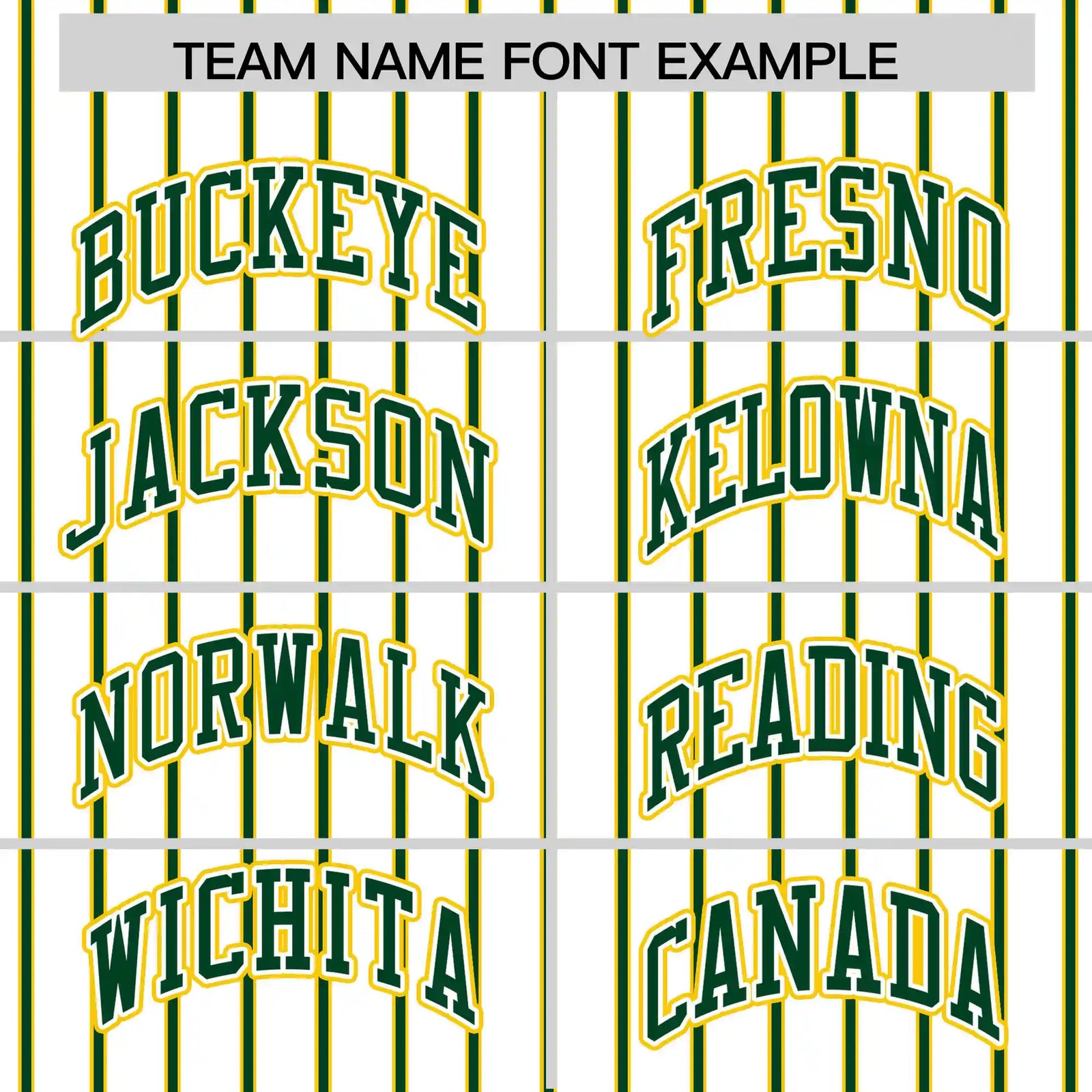 Custom White Gold01-Green Pinstripe Pattern Design Performance T-Shirt