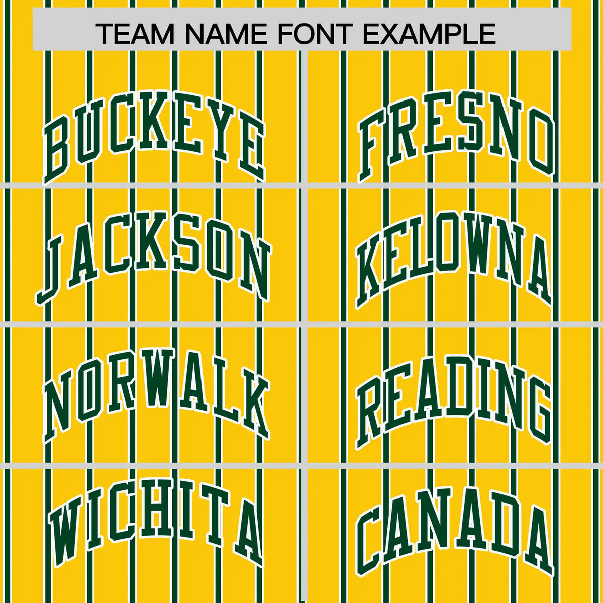 Custom Gold01 White-Green Pinstripe Pattern Design Performance T-Shirt