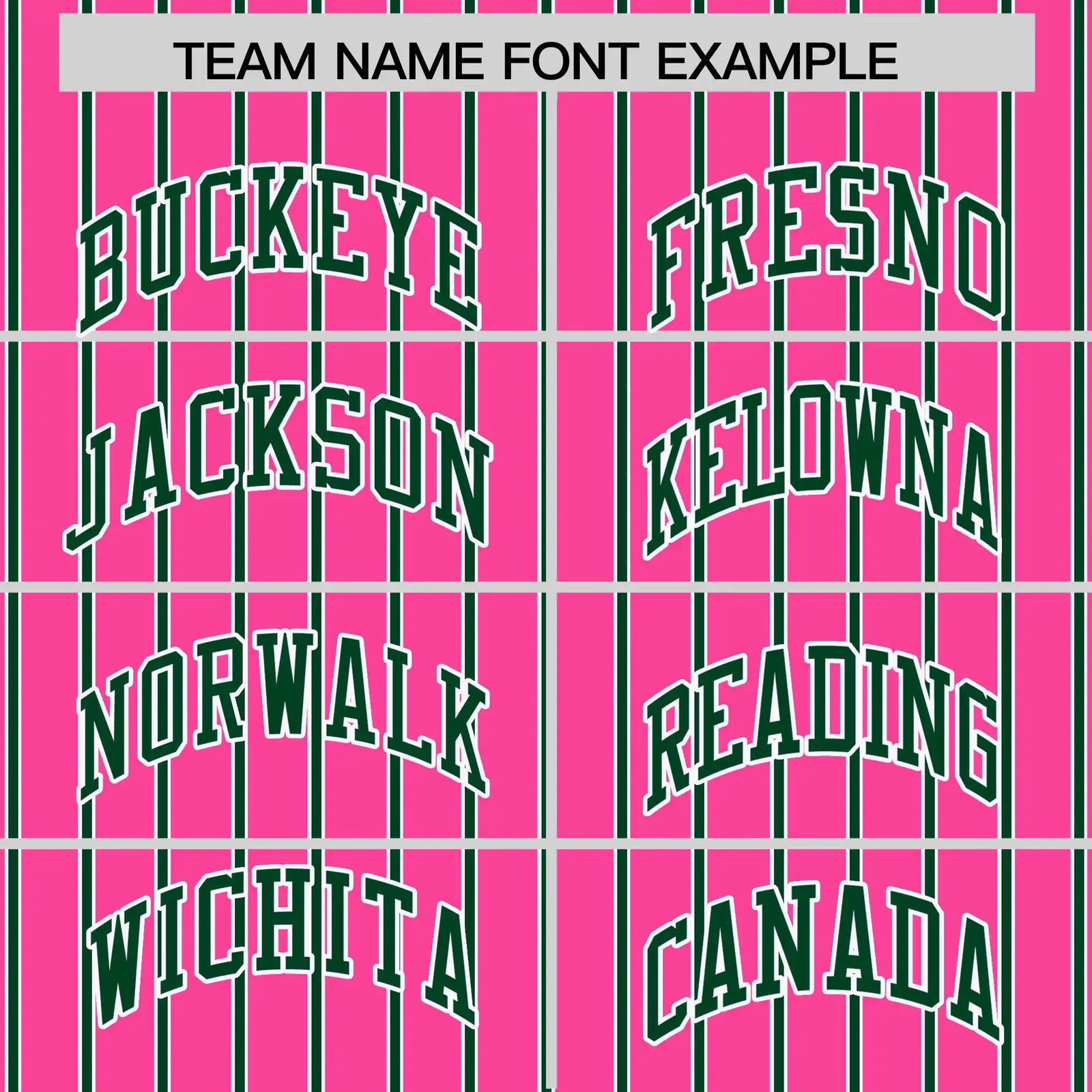 Custom Pink White-Green Pinstripe Pattern Design Performance T-Shirt