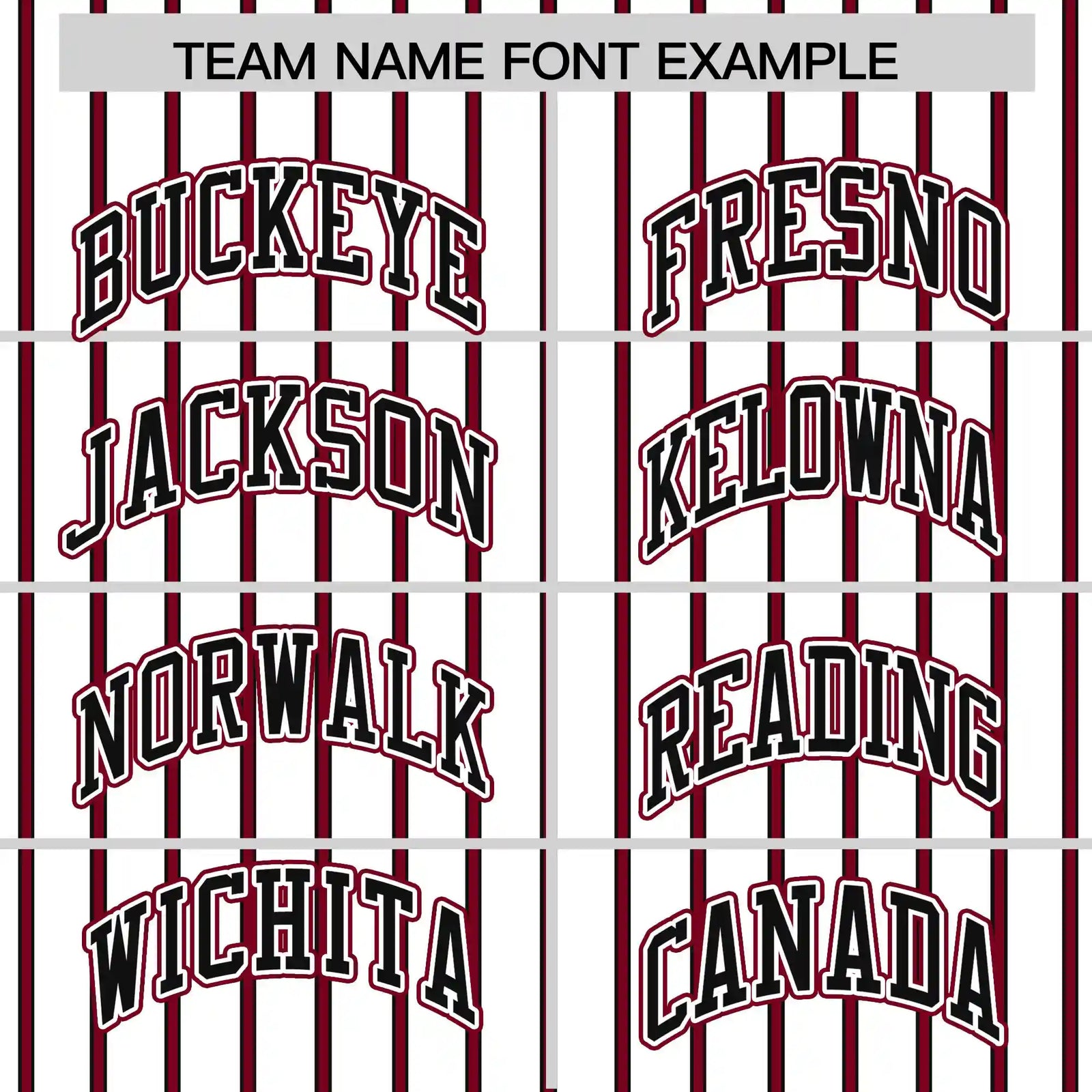 Custom White Black-Crimson Pinstripe Pattern Design Performance T-Shirt