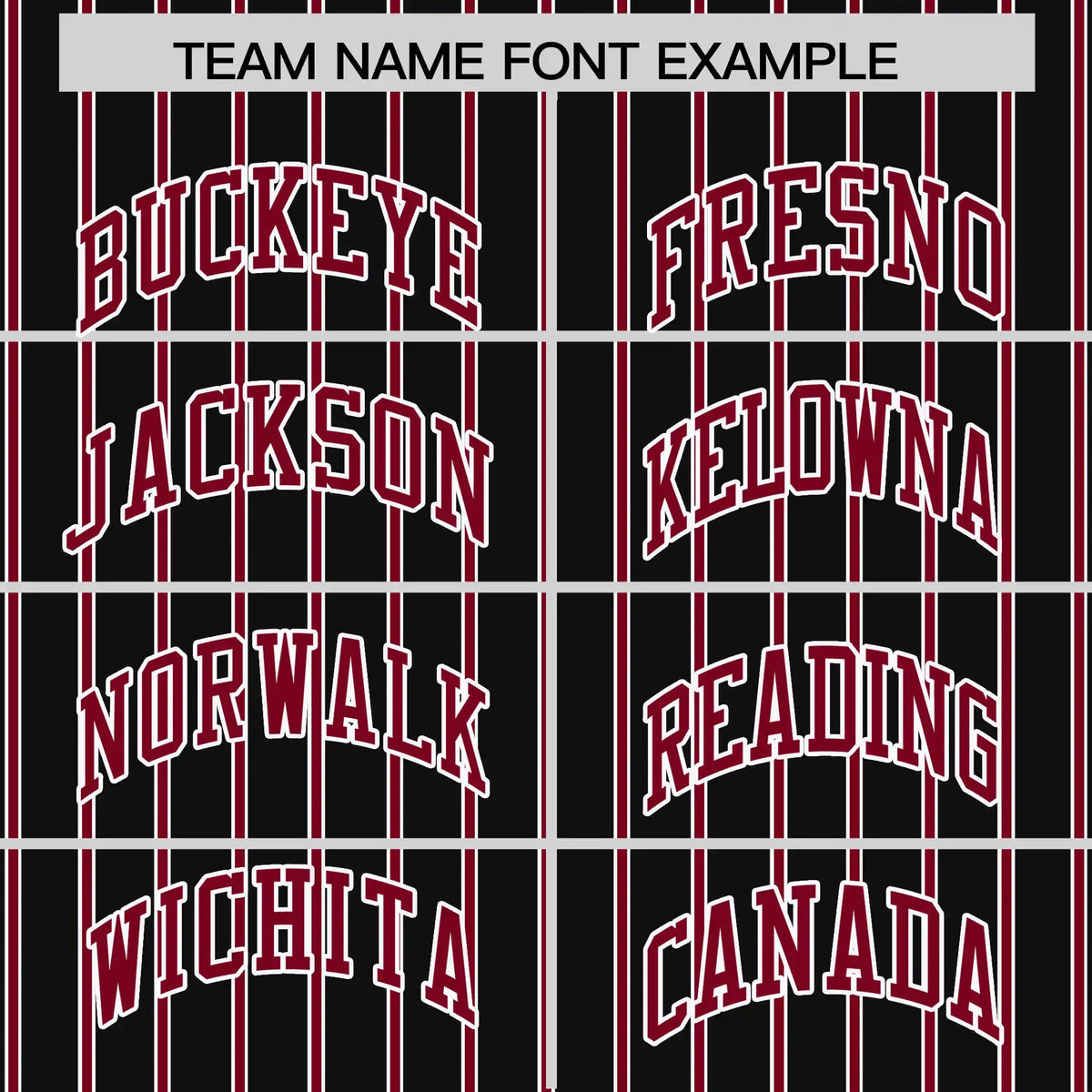 Custom Black White-Crimson Pinstripe Pattern Design Performance T-Shirt