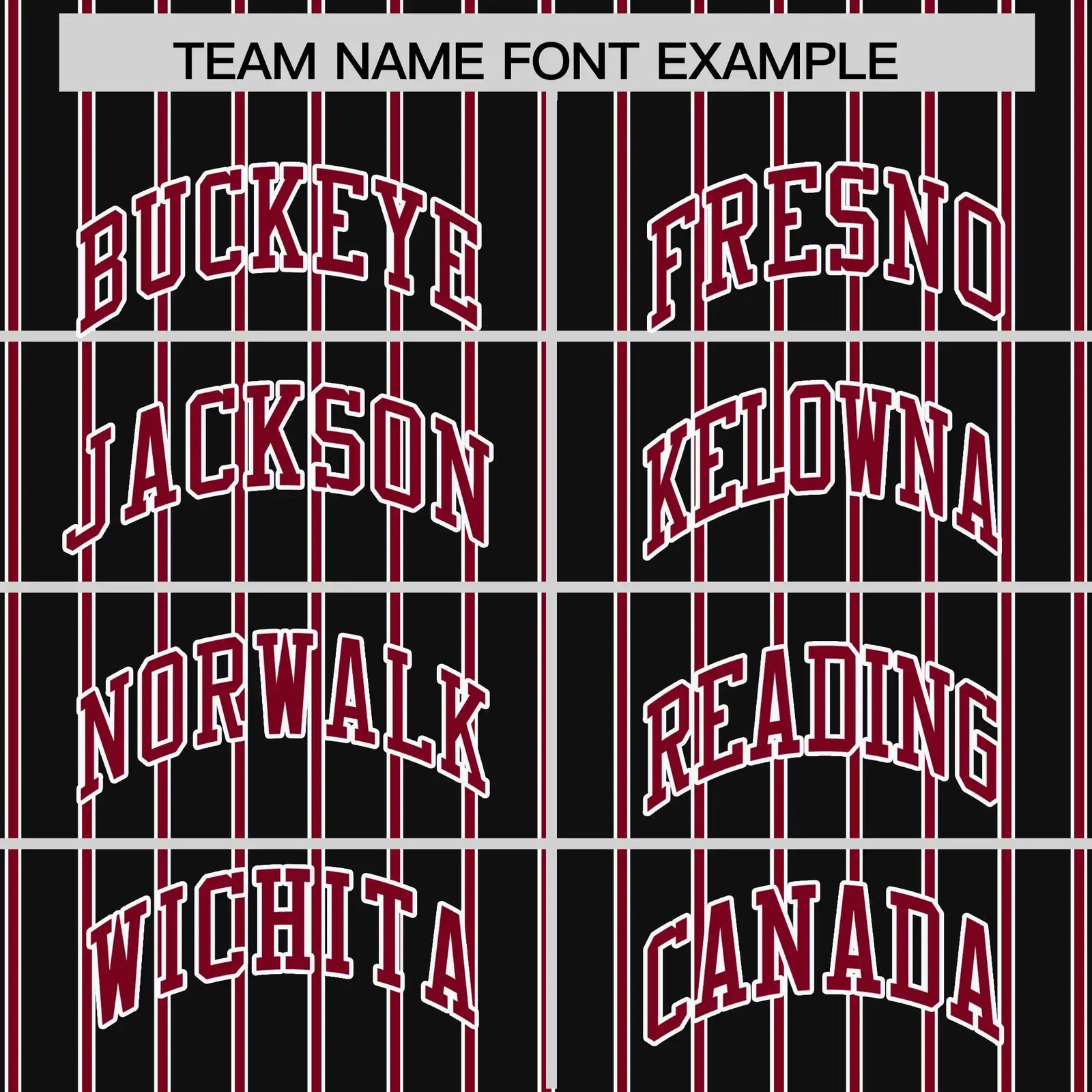 Custom Black White-Crimson Pinstripe Pattern Design Performance T-Shirt