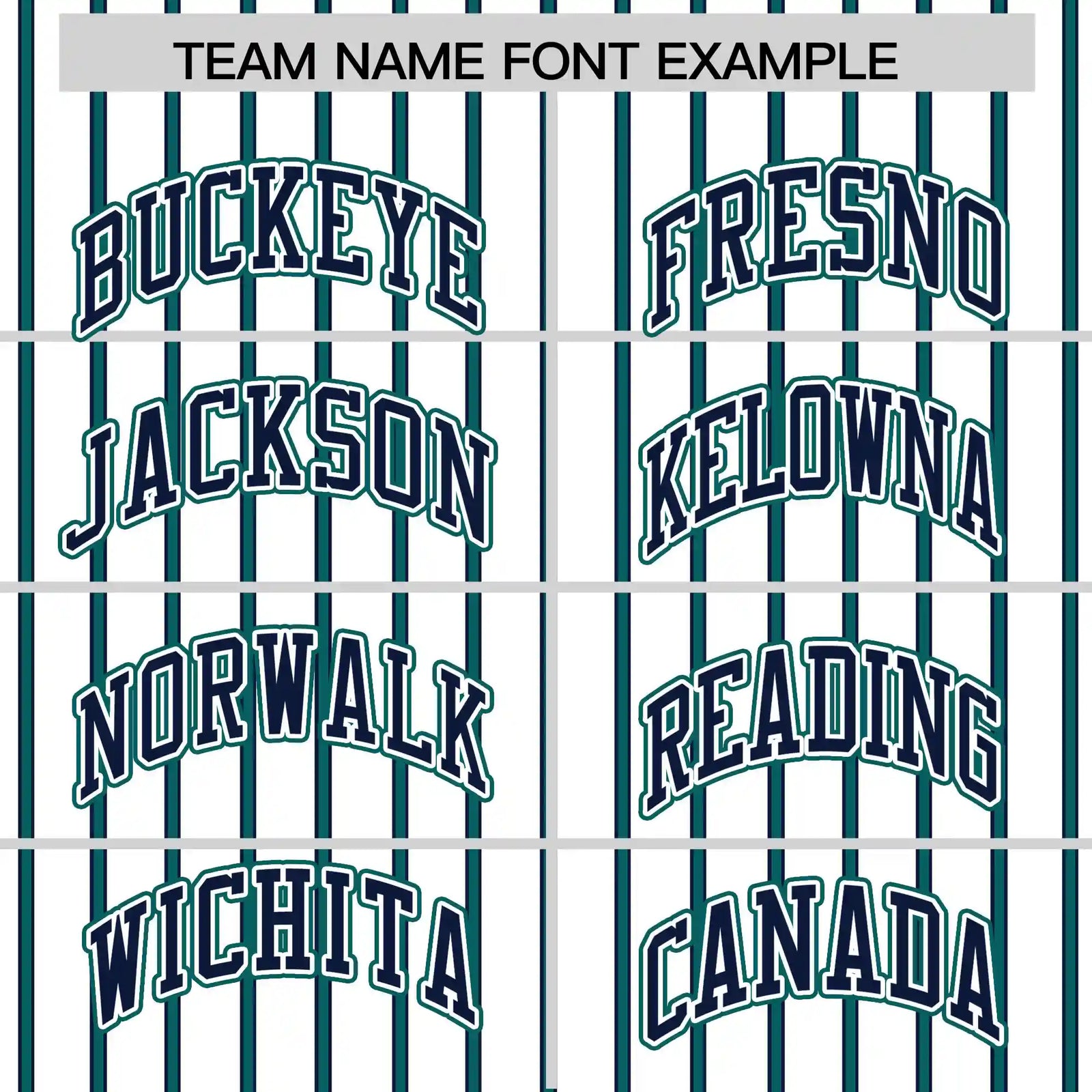 Custom White Navy-Aqua Pinstripe Pattern Design Performance T-Shirt