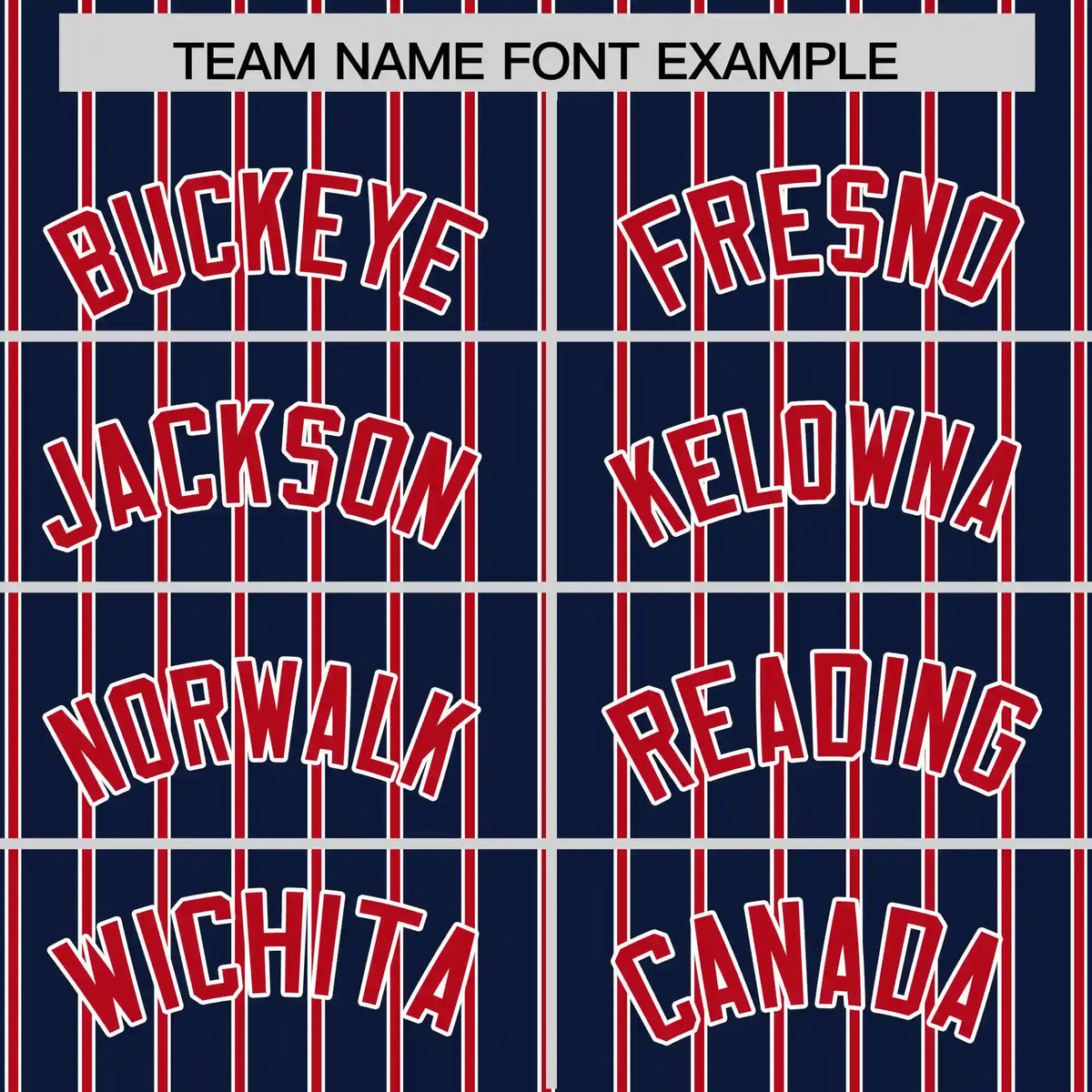 Custom Navy White-Red Pinstripe Pattern Design Performance T-Shirt