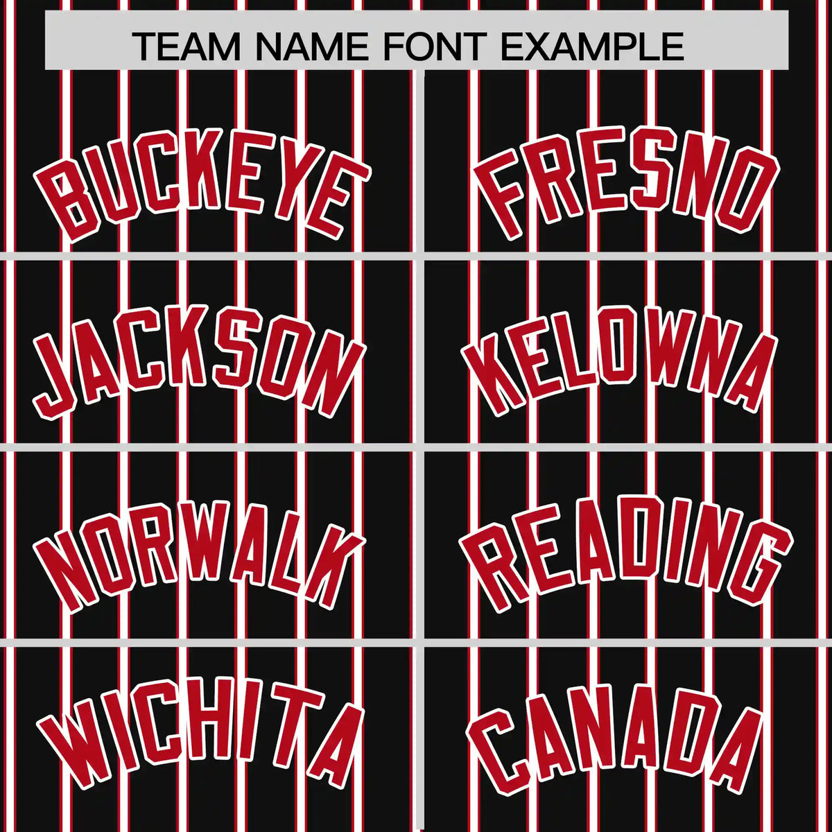 Custom Black White-Red Pinstripe Pattern Design Performance T-Shirt
