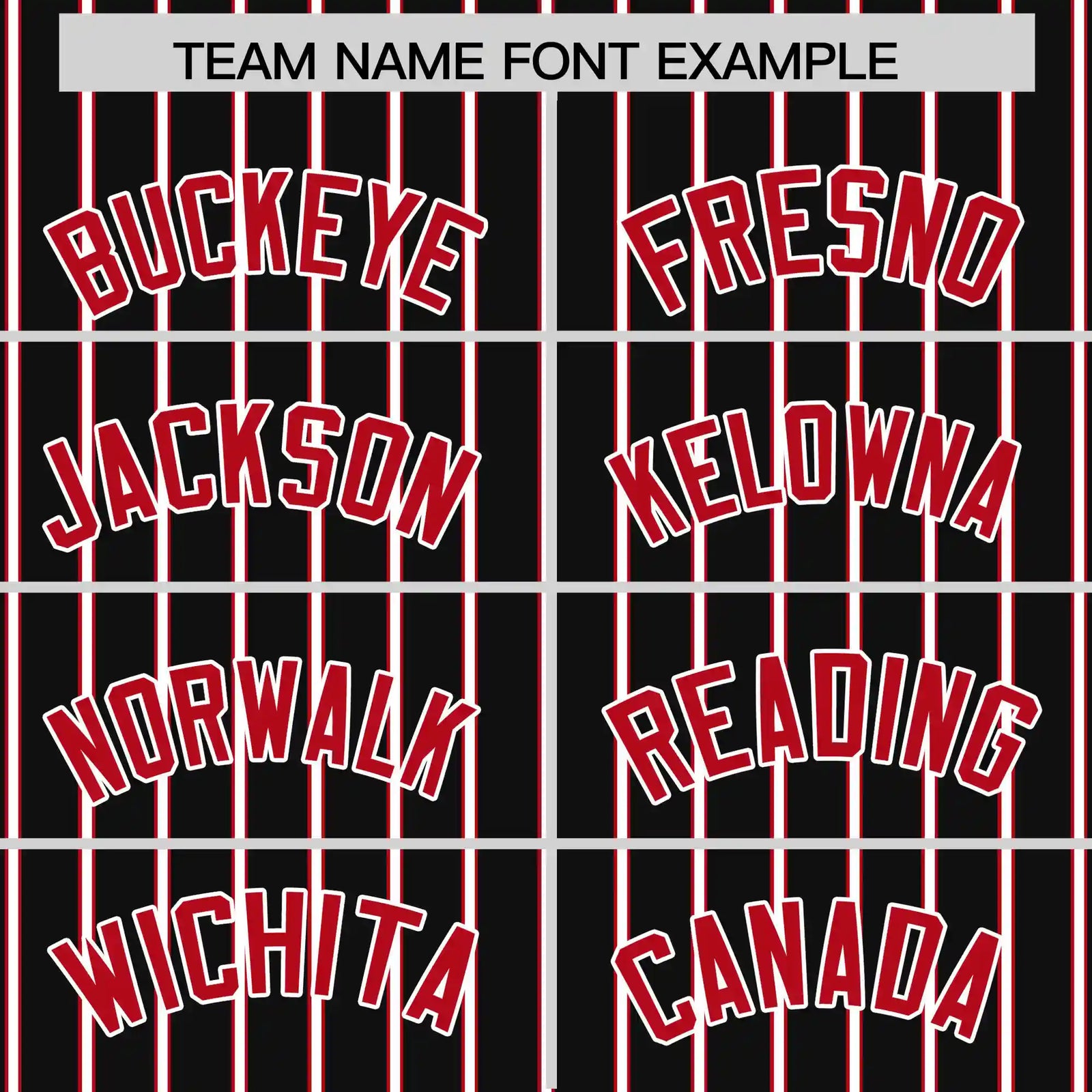 Custom Black White-Red Pinstripe Pattern Design Performance T-Shirt