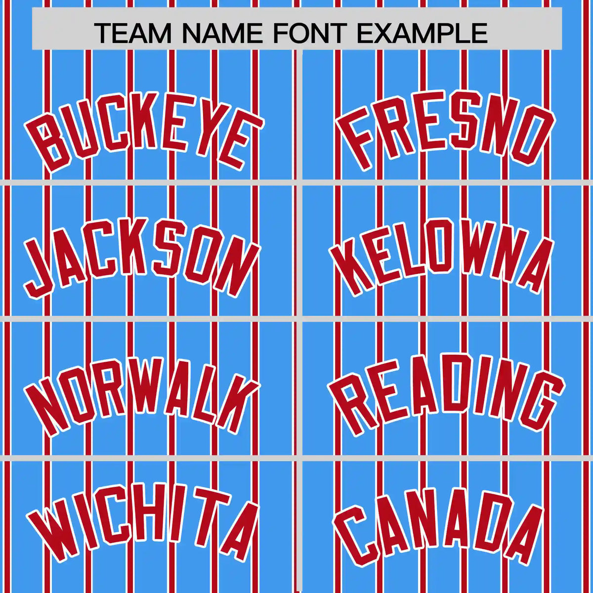 Custom Powder Blue White-Red Pinstripe Pattern Design Performance T-Shirt