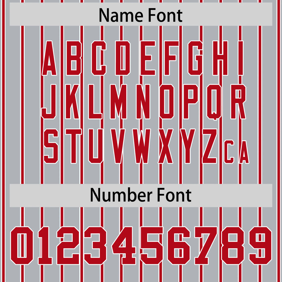 Custom Gray White-Red Pinstripe Pattern Design Performance T-Shirt