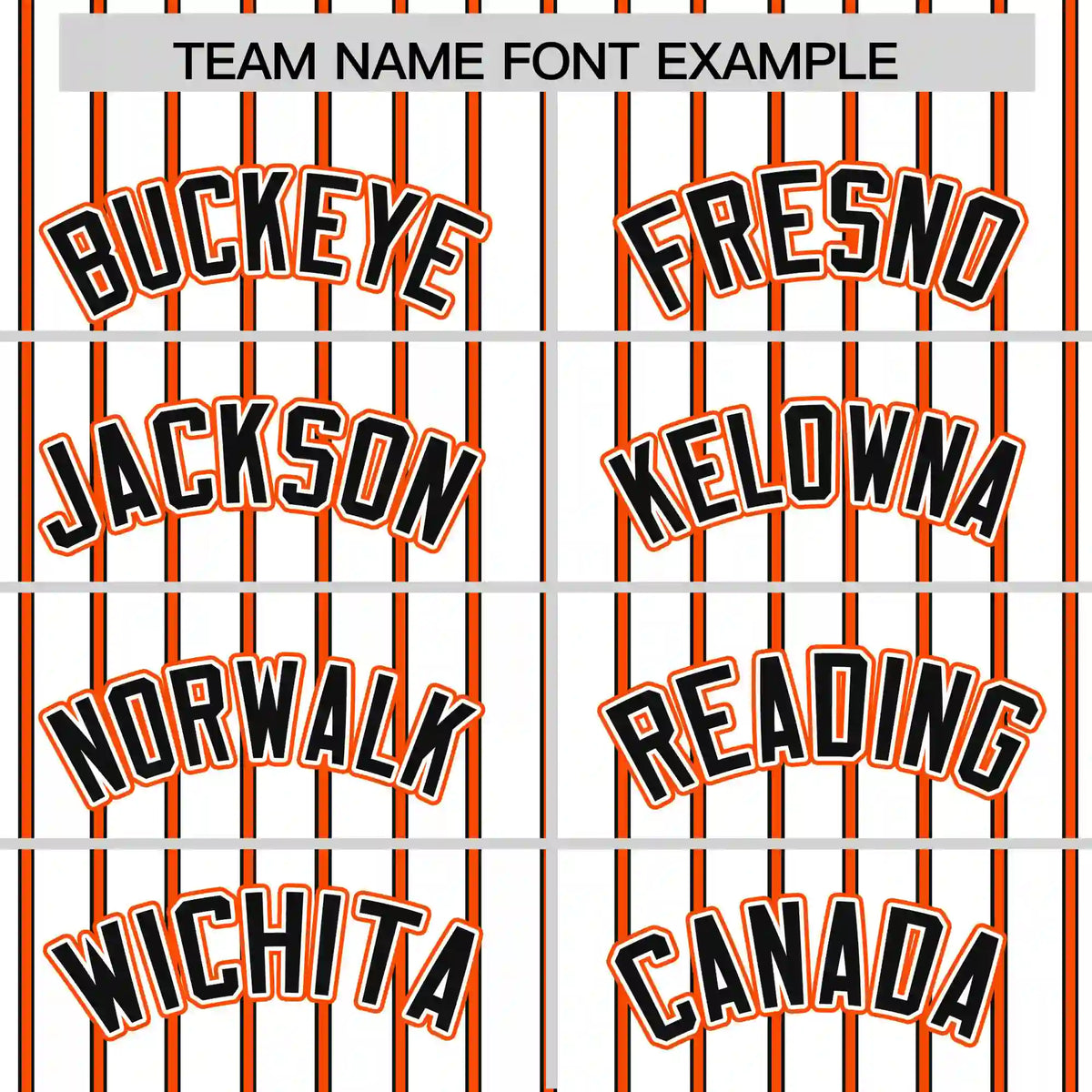 Custom White Black-Orange Pinstripe Pattern Design Performance T-Shirt