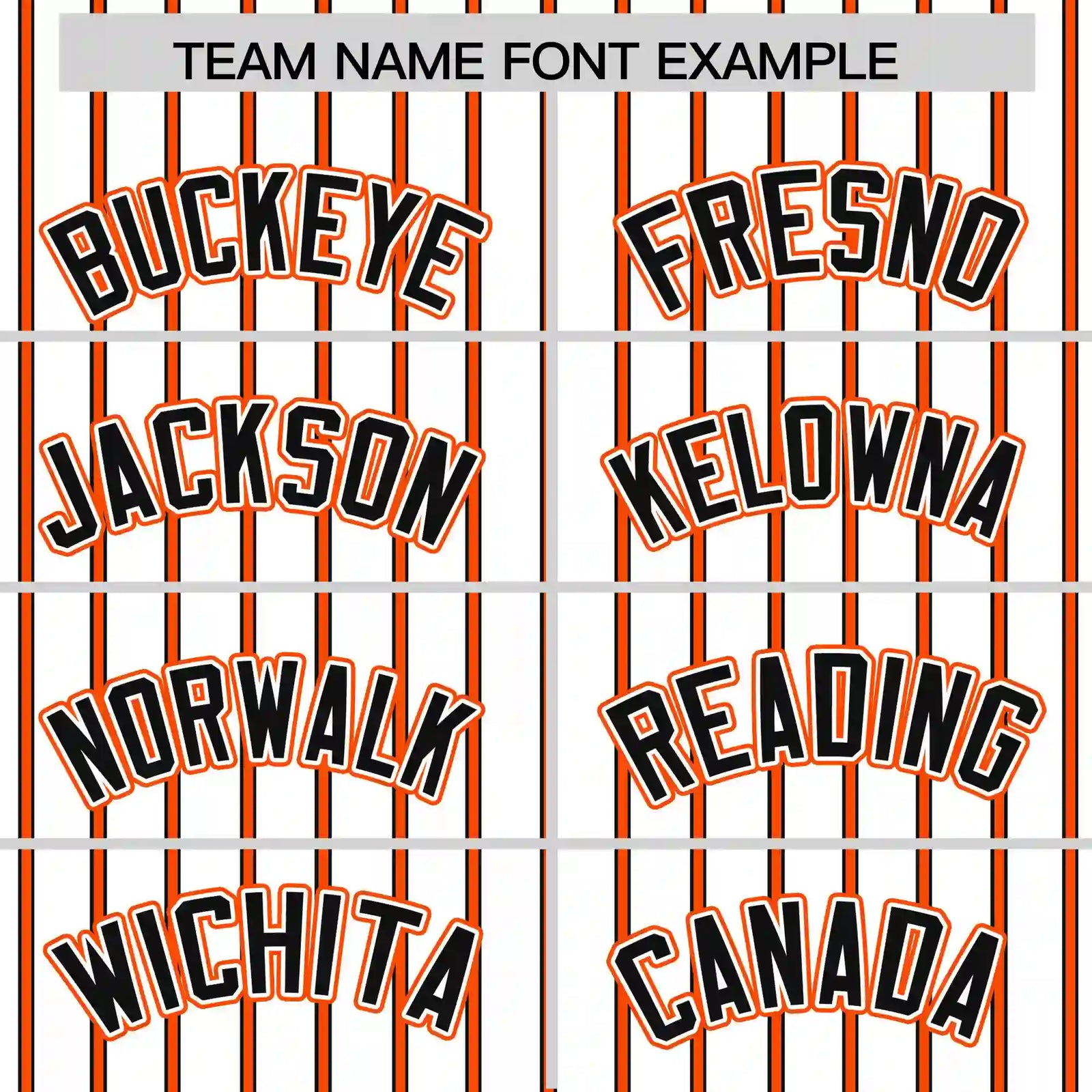 Custom White Black-Orange Pinstripe Pattern Design Performance T-Shirt