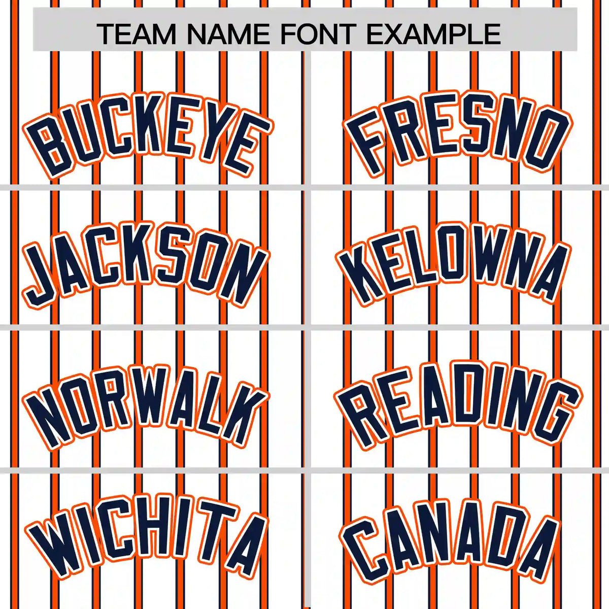 Custom White Navy-Orange Pinstripe Pattern Design Performance T-Shirt