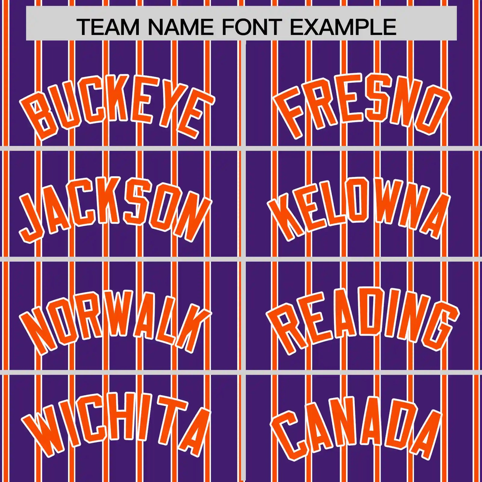 Custom Purple White-Orange Pinstripe Pattern Design Performance T-Shirt