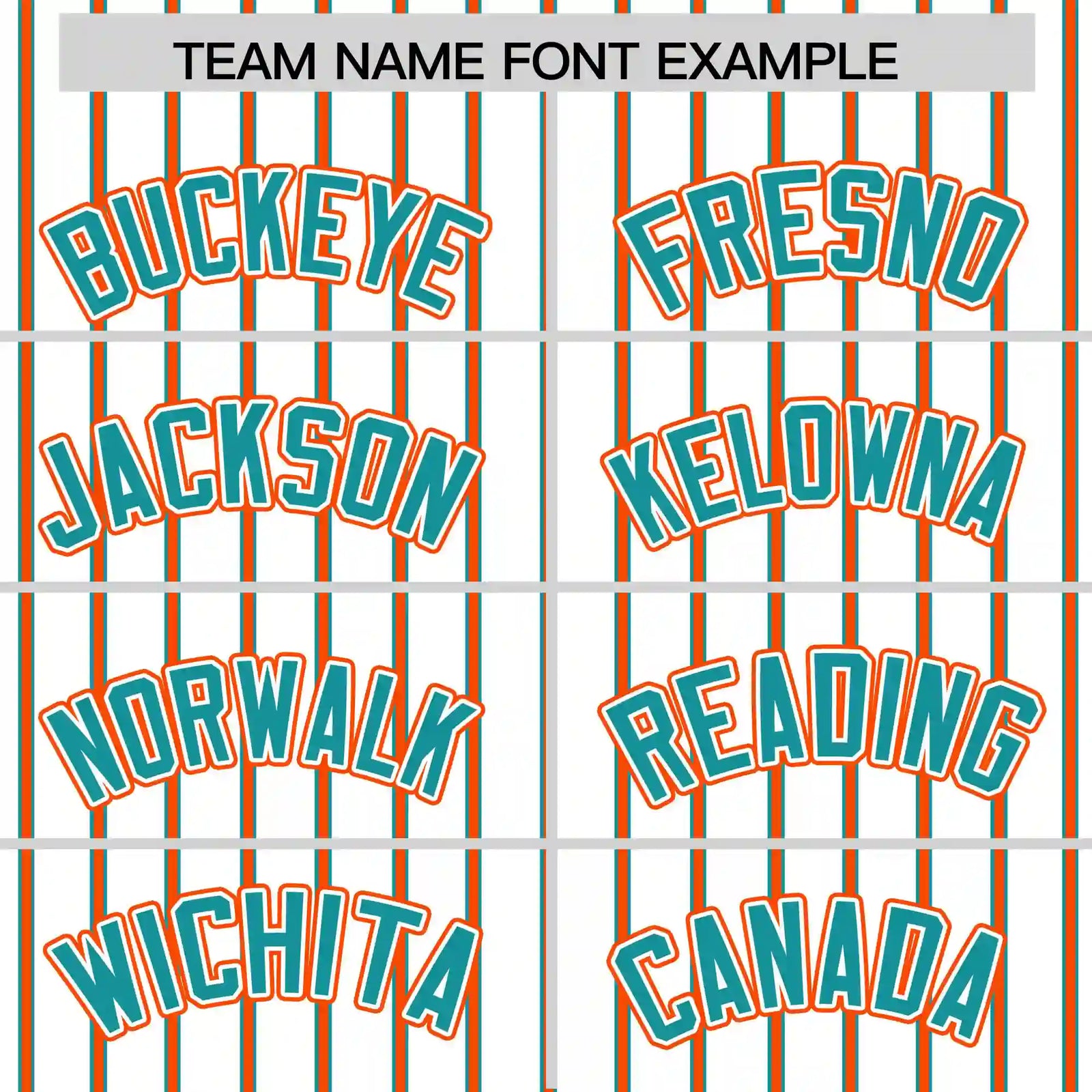 Custom White Aqua-Orange Pinstripe Pattern Design Performance T-Shirt