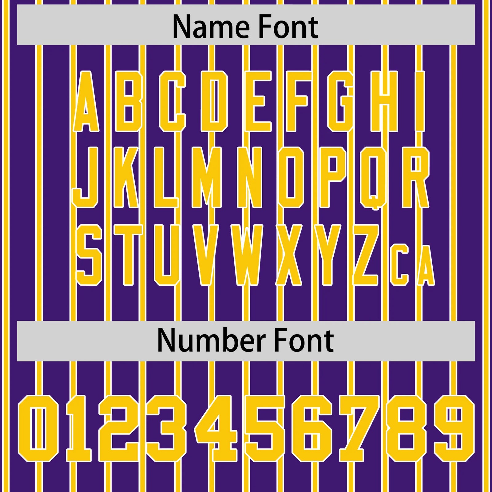 Custom Purple White-Gold01 Pinstripe Pattern Design Performance T-Shirt