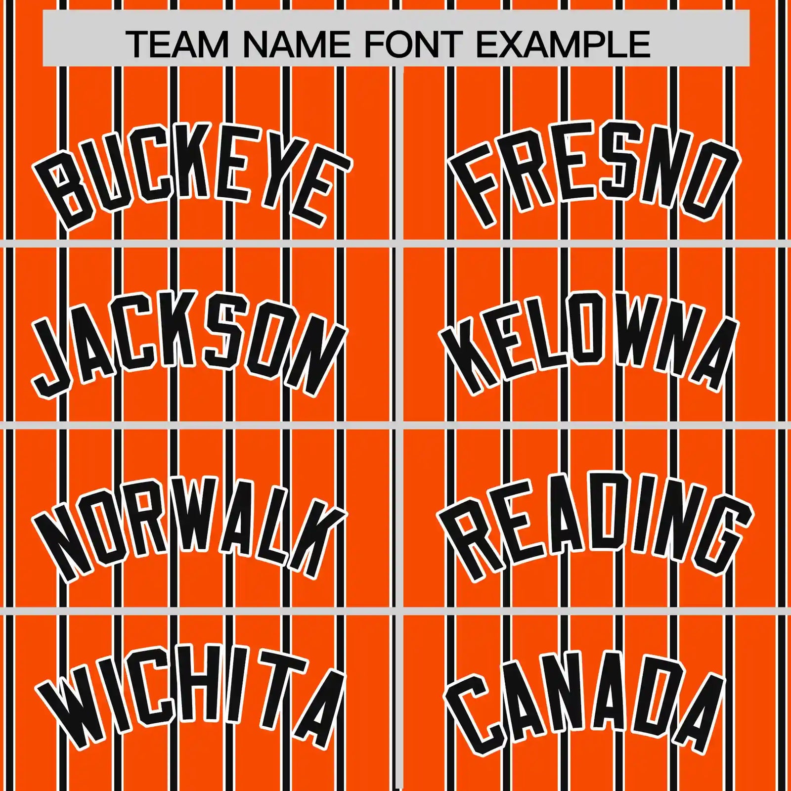 Custom Orange White-Black Pinstripe Pattern Design Performance T-Shirt