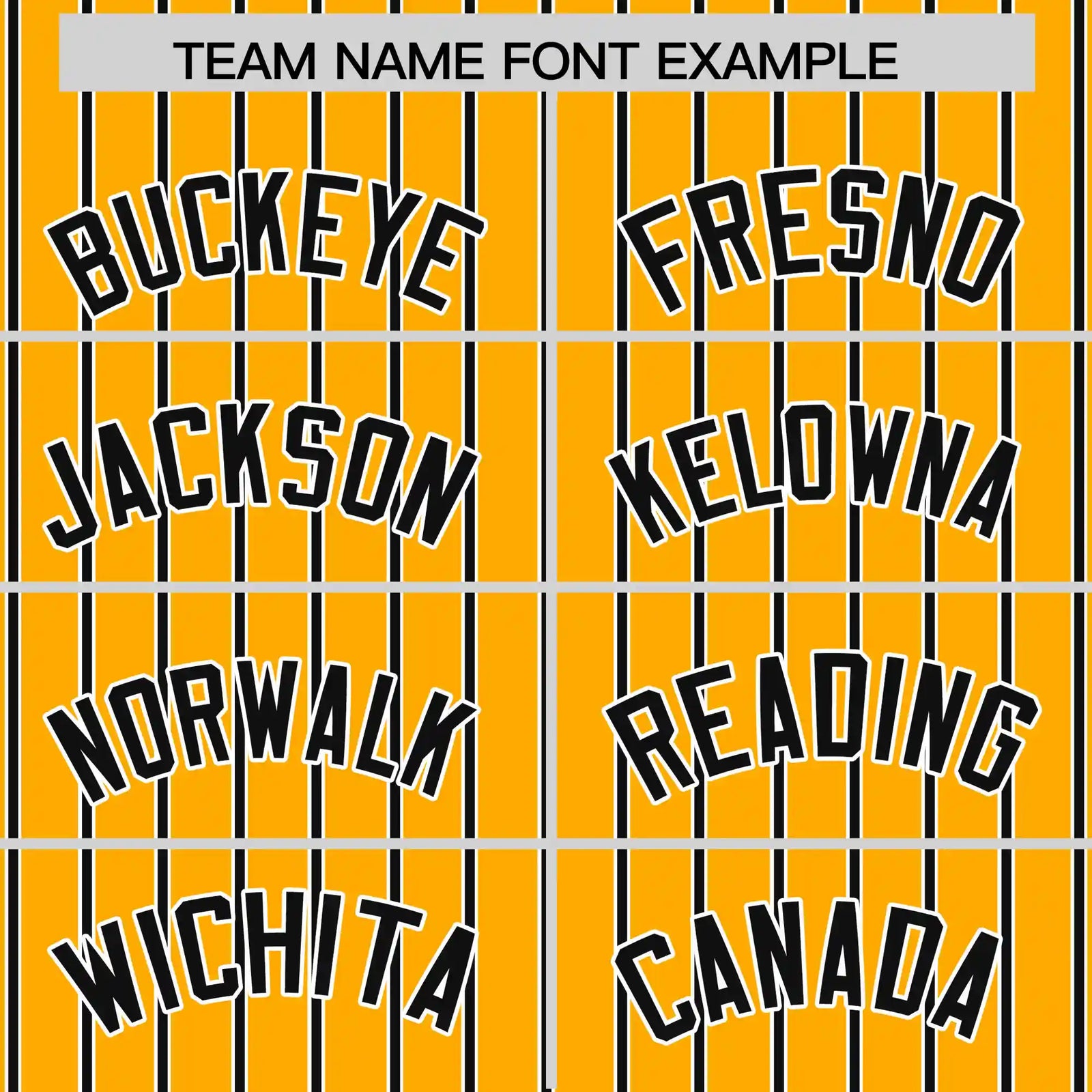 Custom Yellow White-Black Pinstripe Pattern Design Performance T-Shirt