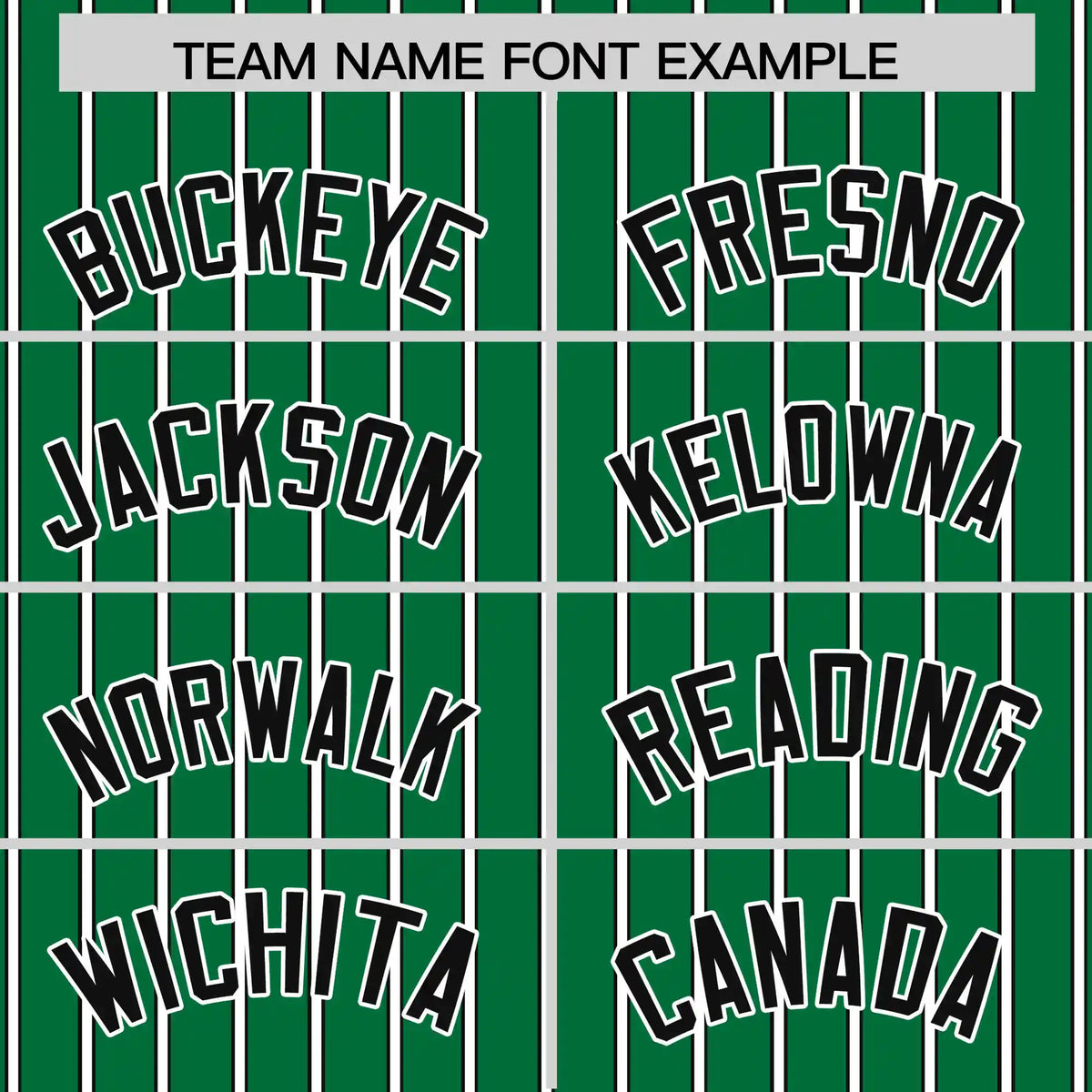 Custom Kelly Green White-Black Pinstripe Pattern Design Performance T-Shirt