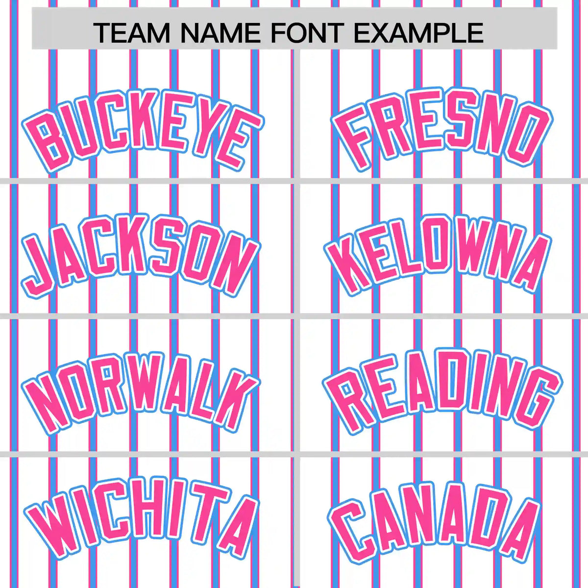 Custom White Pink-Powder Blue Pinstripe Pattern Design Performance T-Shirt