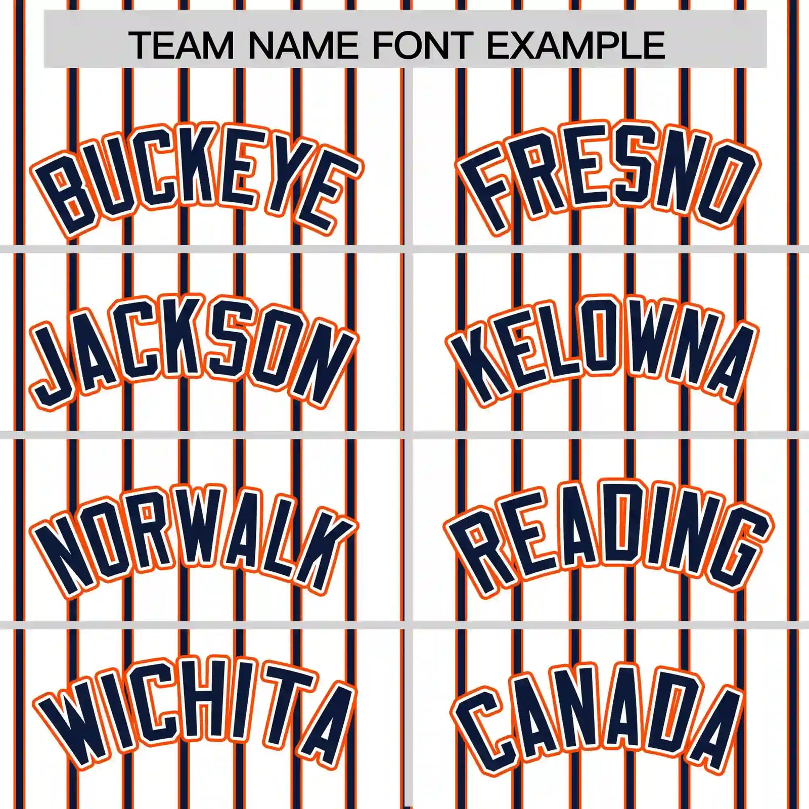 Custom White Orange-Navy Pinstripe Pattern Design Performance T-Shirt